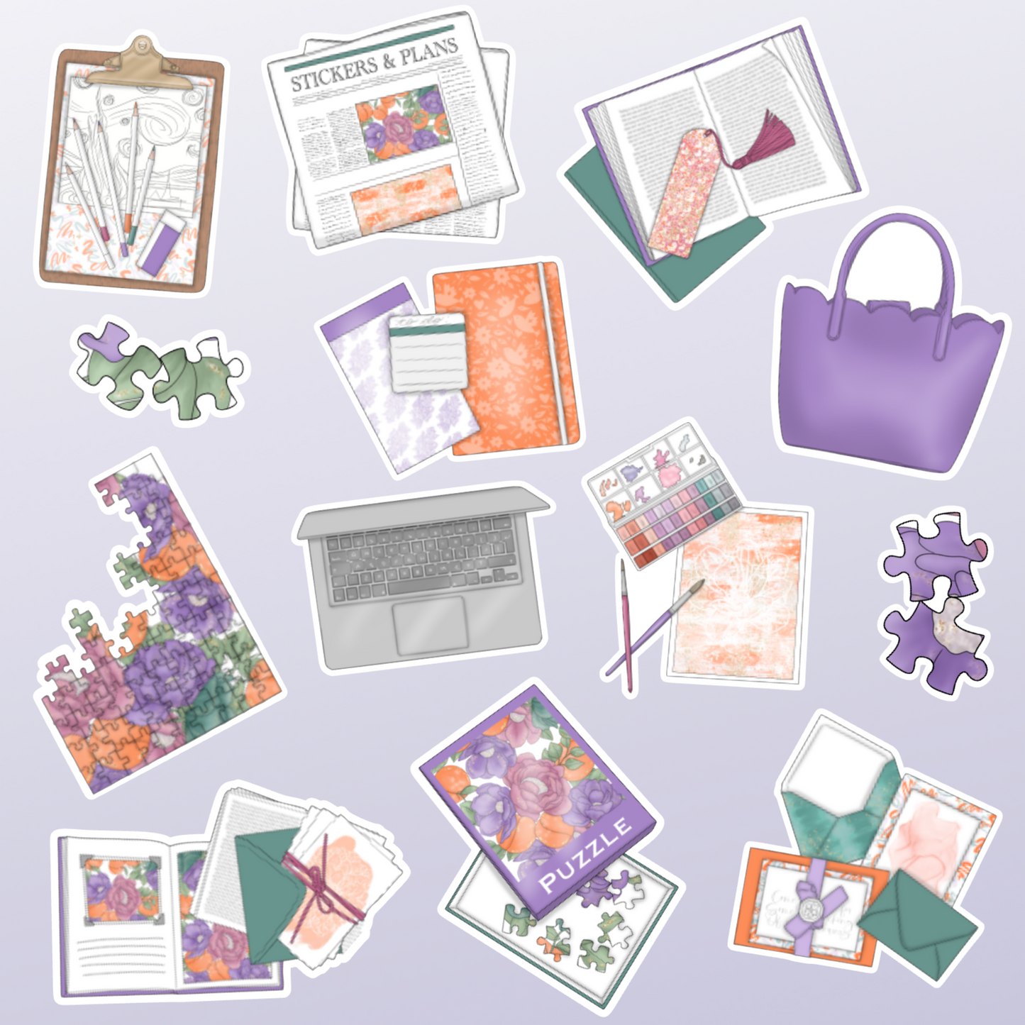 Puzzles & Plans | Sticker Pack