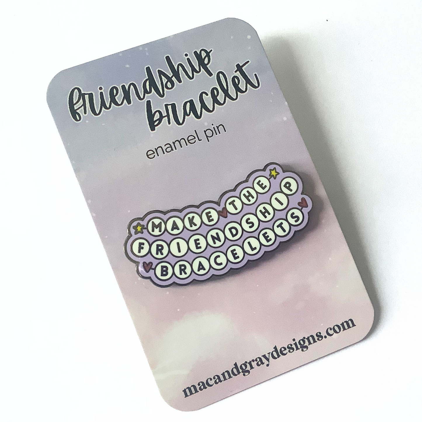 Friendship Bracelet | Hard Enamel Pin