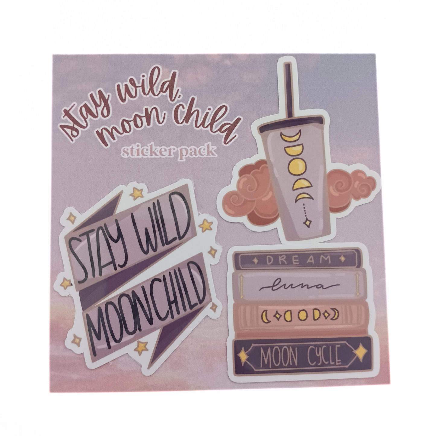Stay Wild, Moonchild | Waterproof Sticker Pack