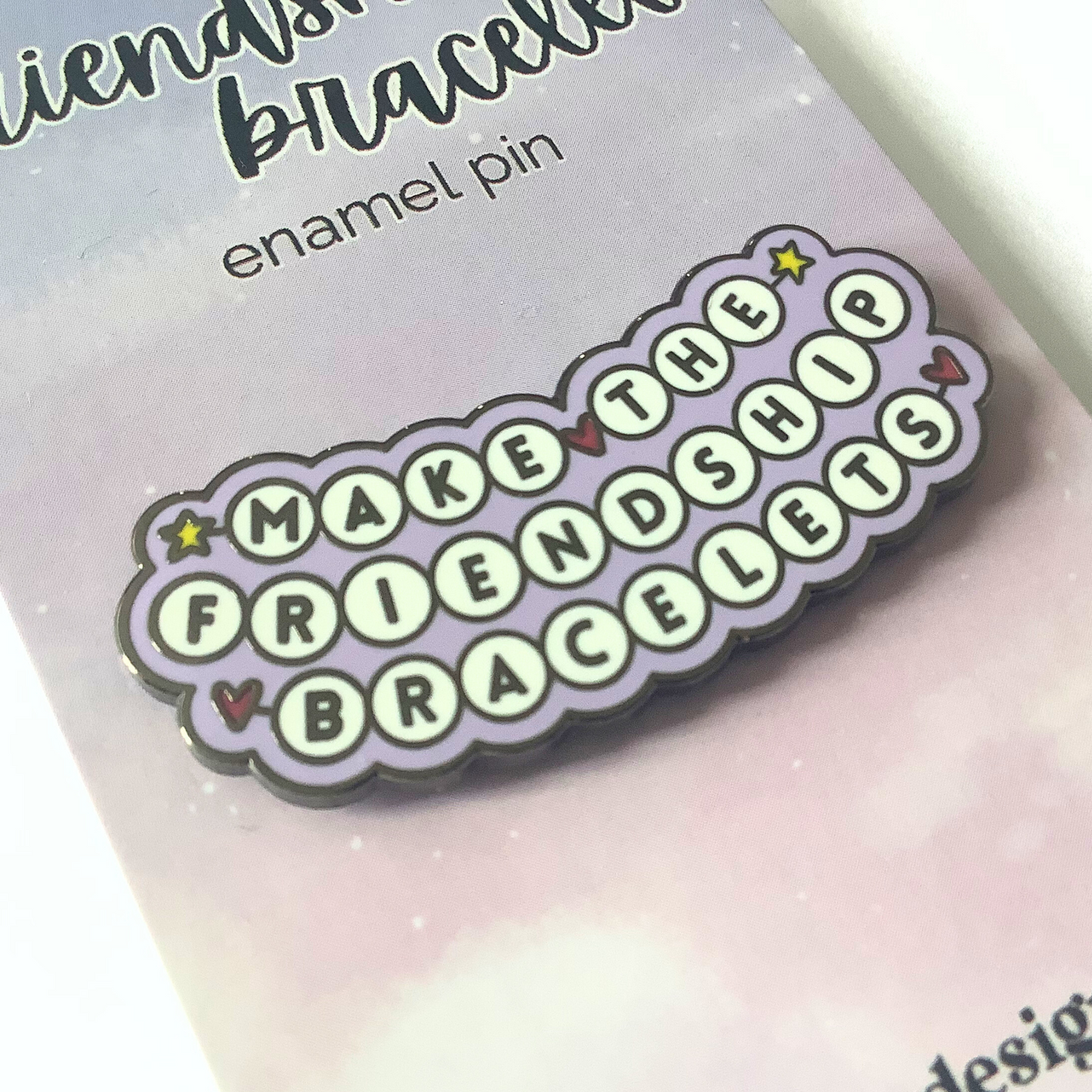Friendship Bracelet | Hard Enamel Pin