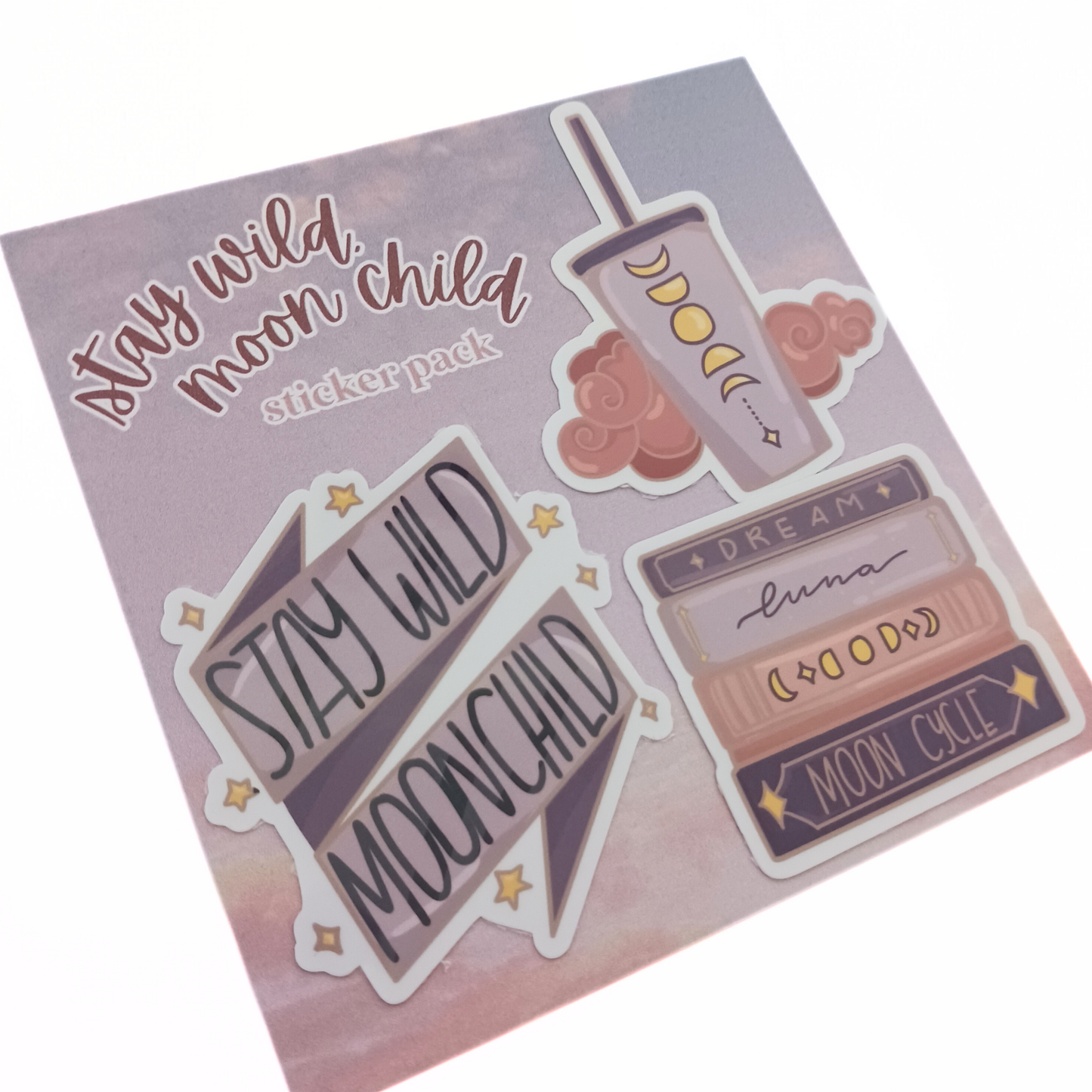 Stay Wild, Moonchild | Waterproof Sticker Pack