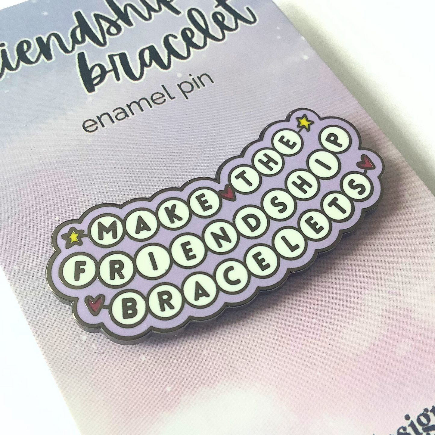 Friendship Bracelet | Hard Enamel Pin