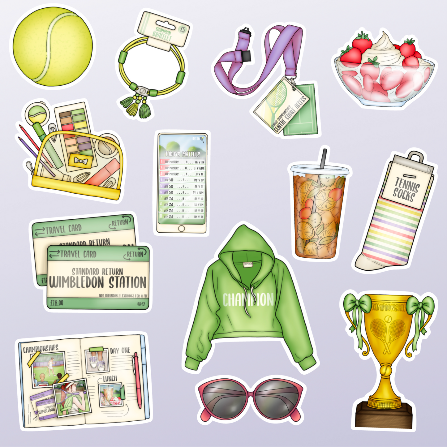 Tennis Champion | Sticker Pack