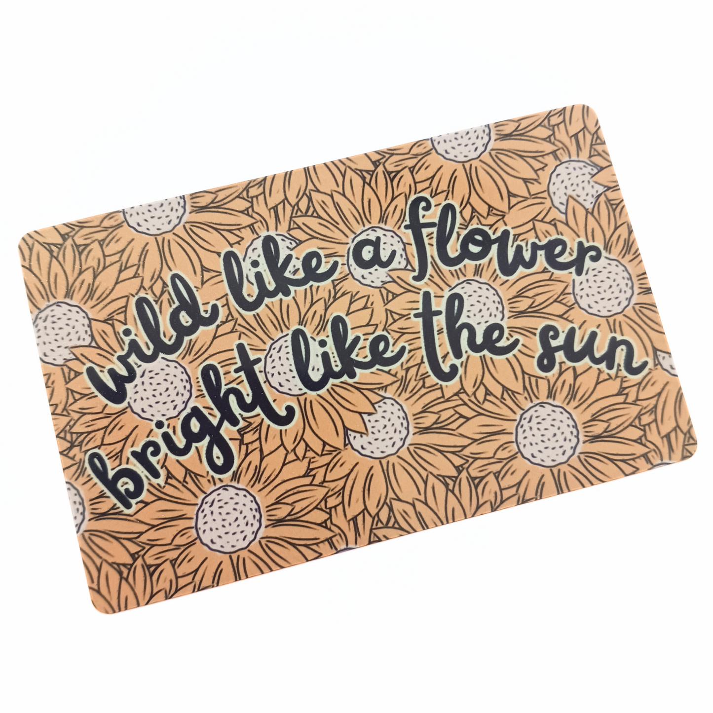 Sunflower // Washi Cutter Card