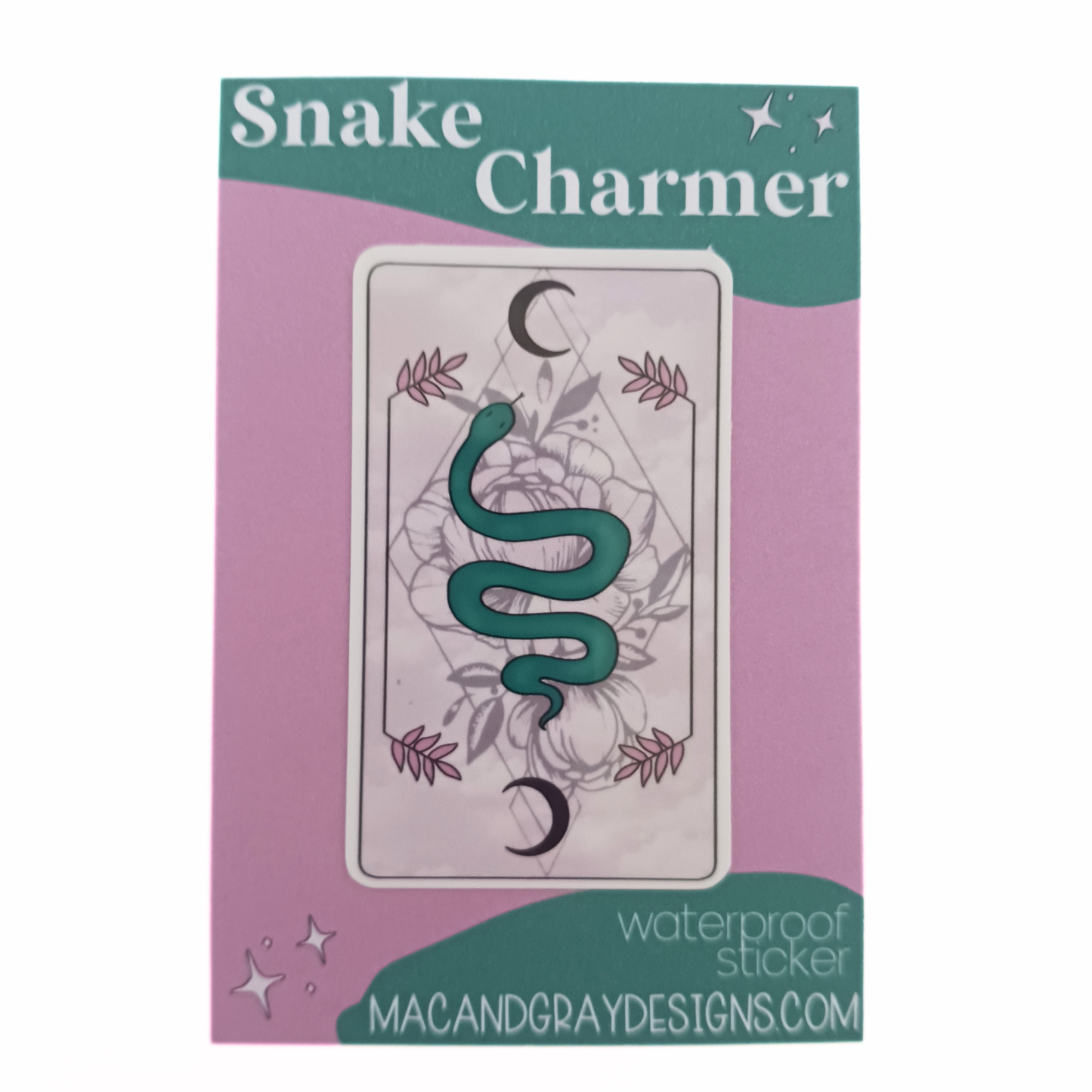 Snake Charmer | Waterproof Sticker