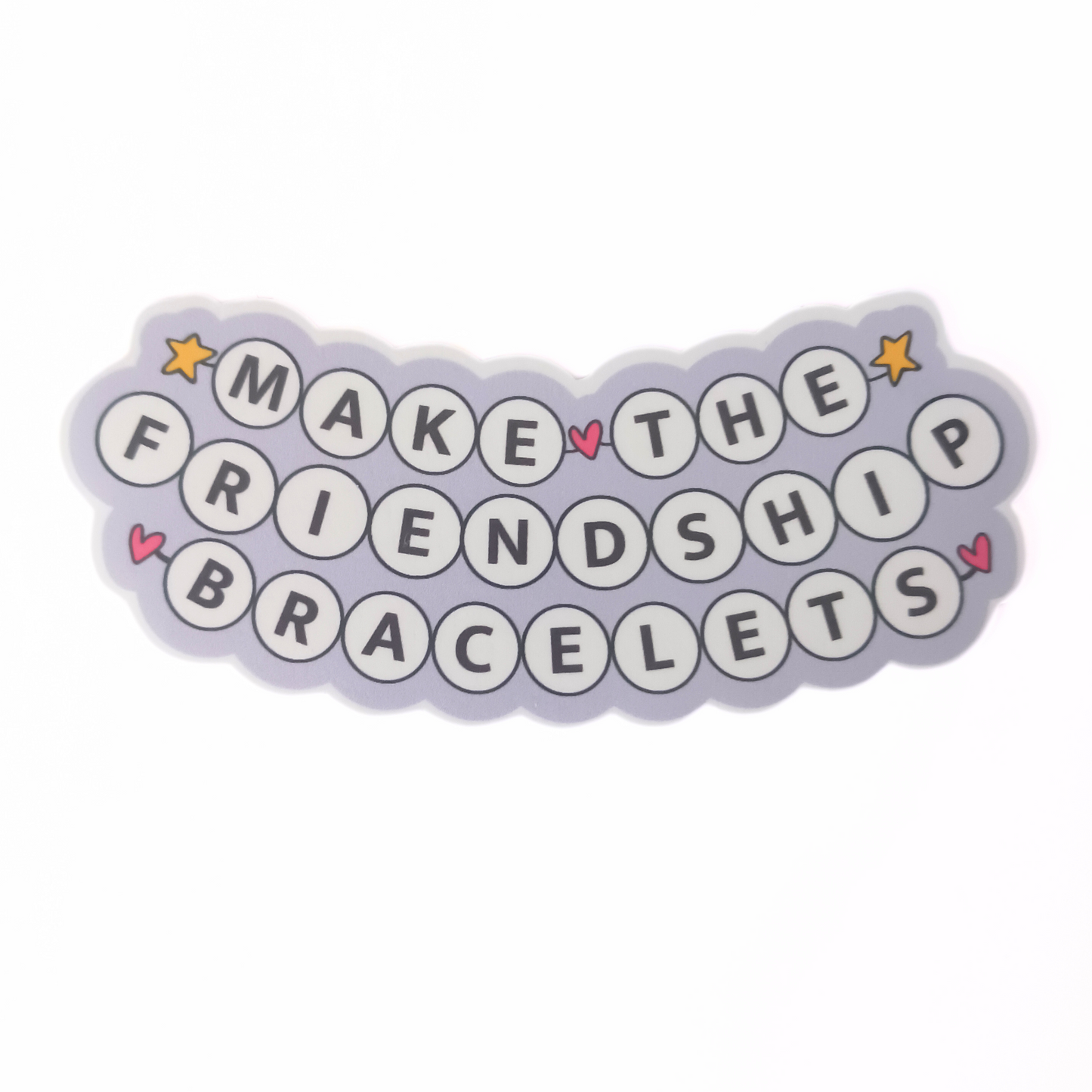 Friendship Bracelet | Waterproof Sticker