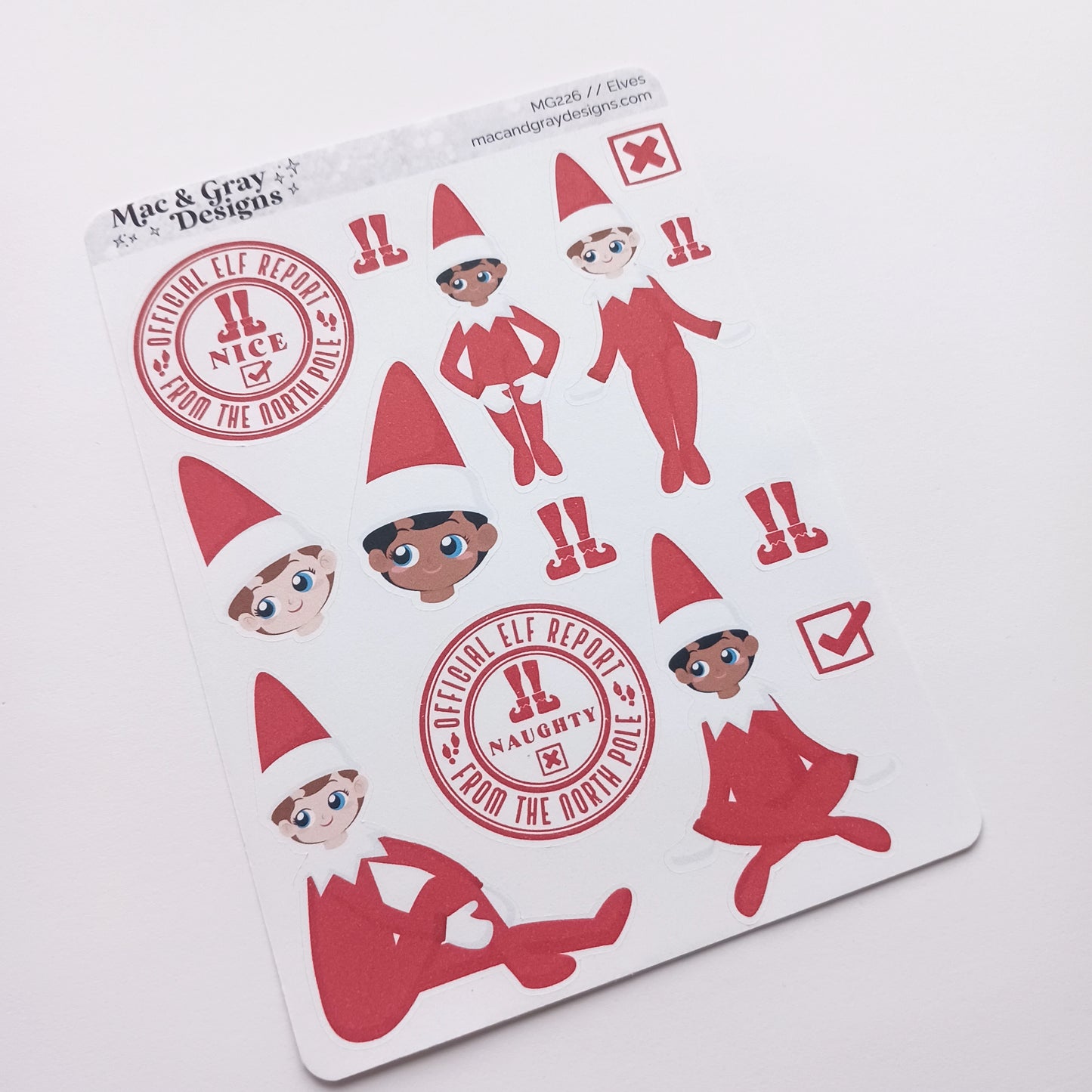 Christmas Elf Stickers | Deco Stickers