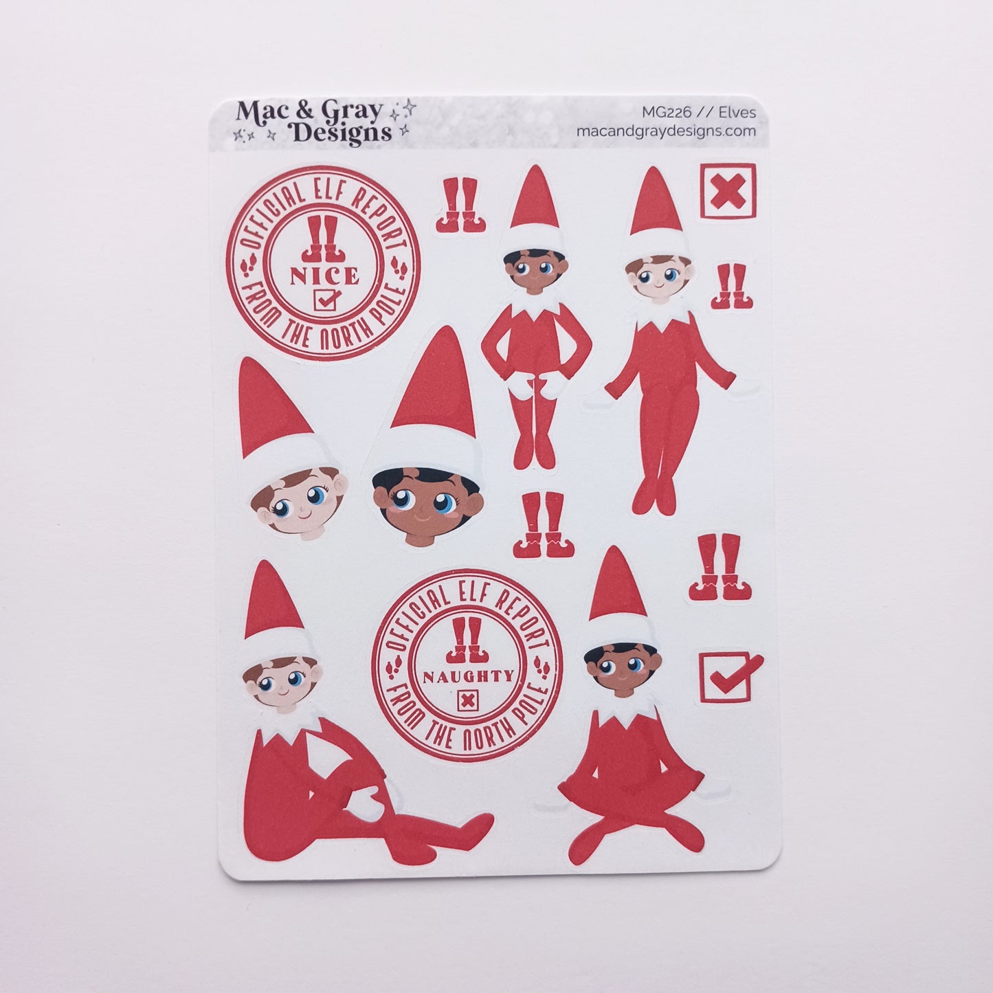 Christmas Elf Stickers | Deco Stickers