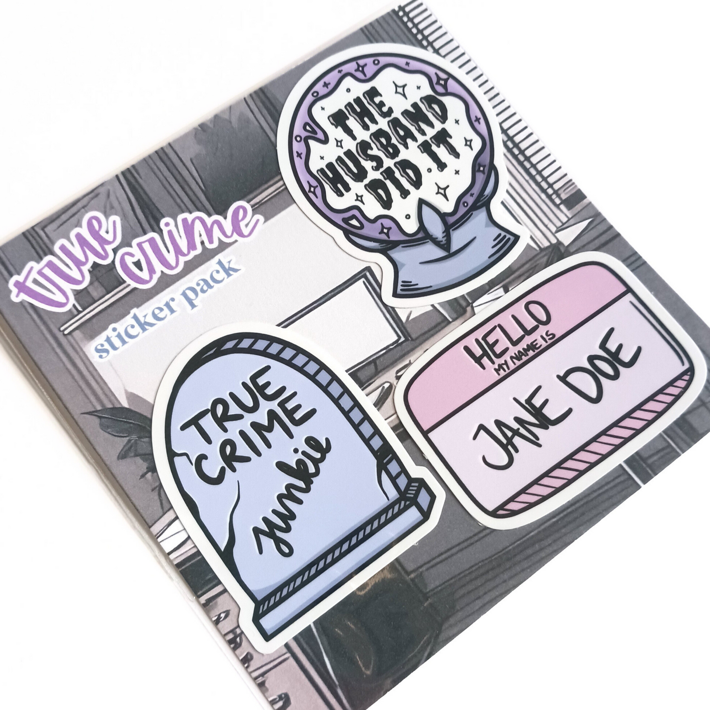 True Crime | Waterproof Sticker Pack