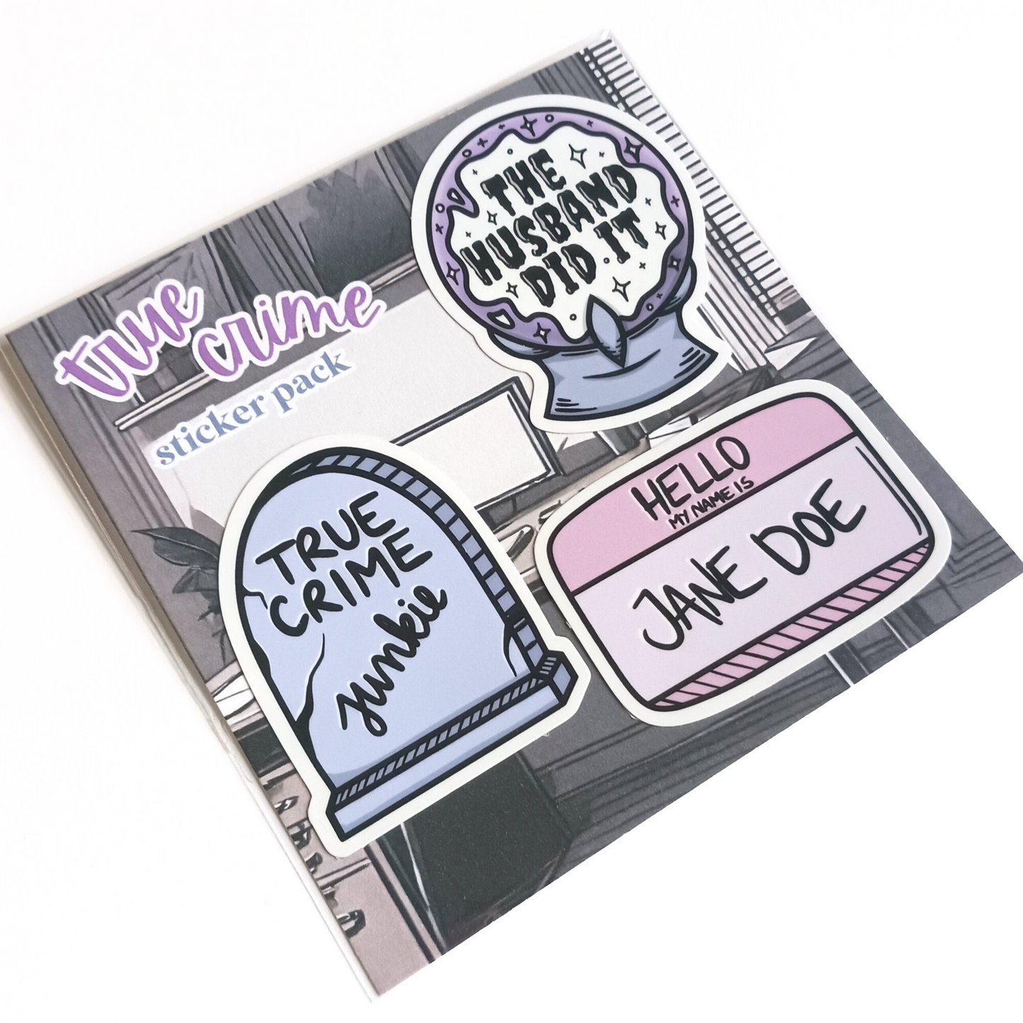 True Crime | Waterproof Sticker Pack