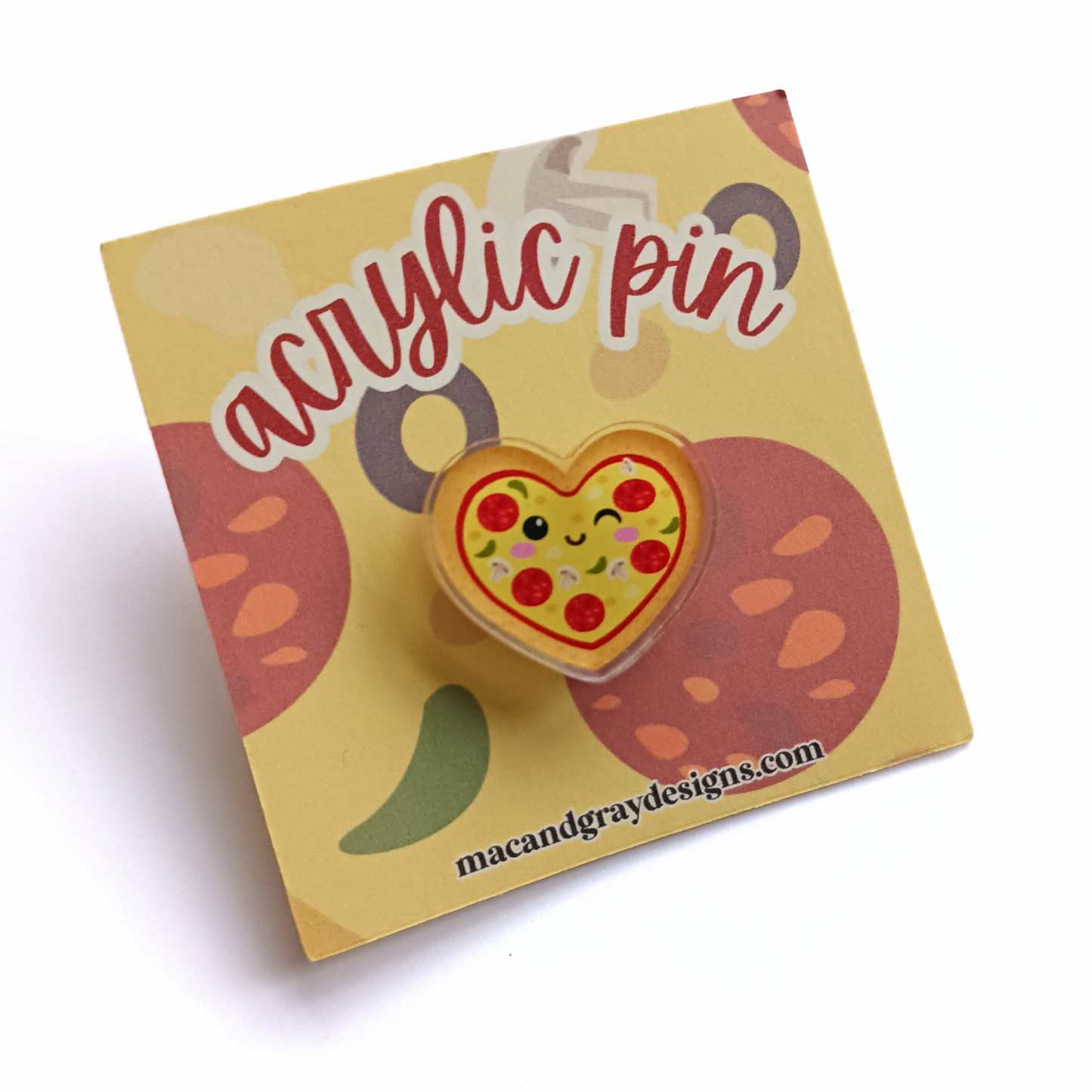 Pizza Pin | Acrylic Pin