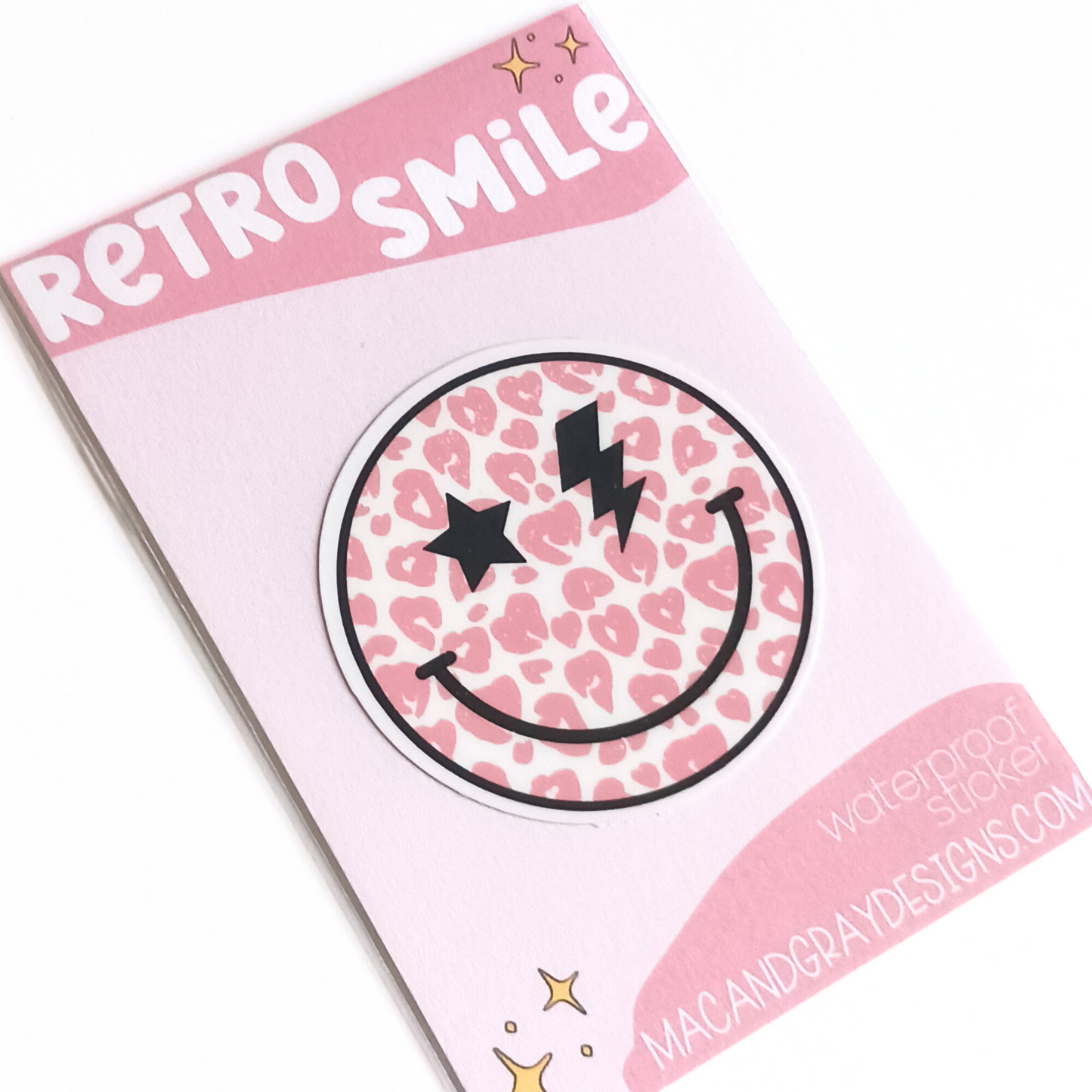 Retro Smile | Waterproof Sticker