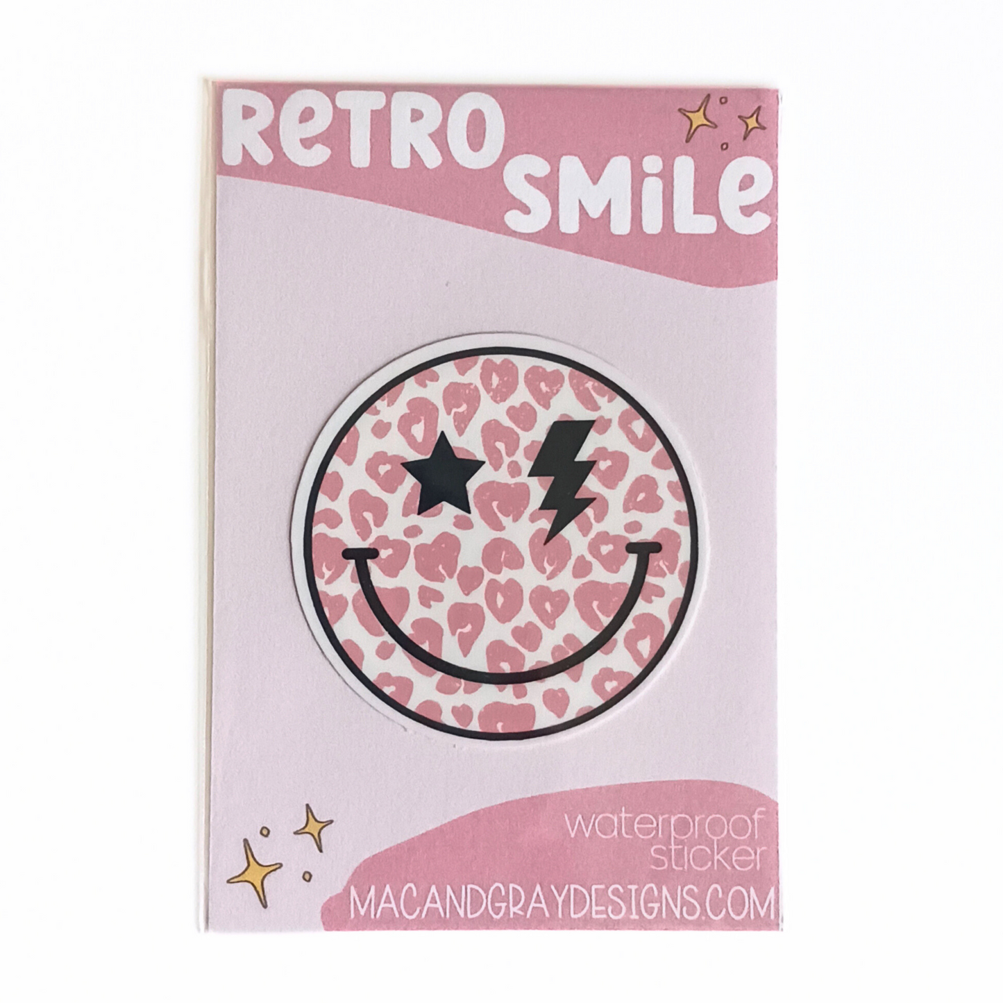 Retro Smile | Waterproof Sticker