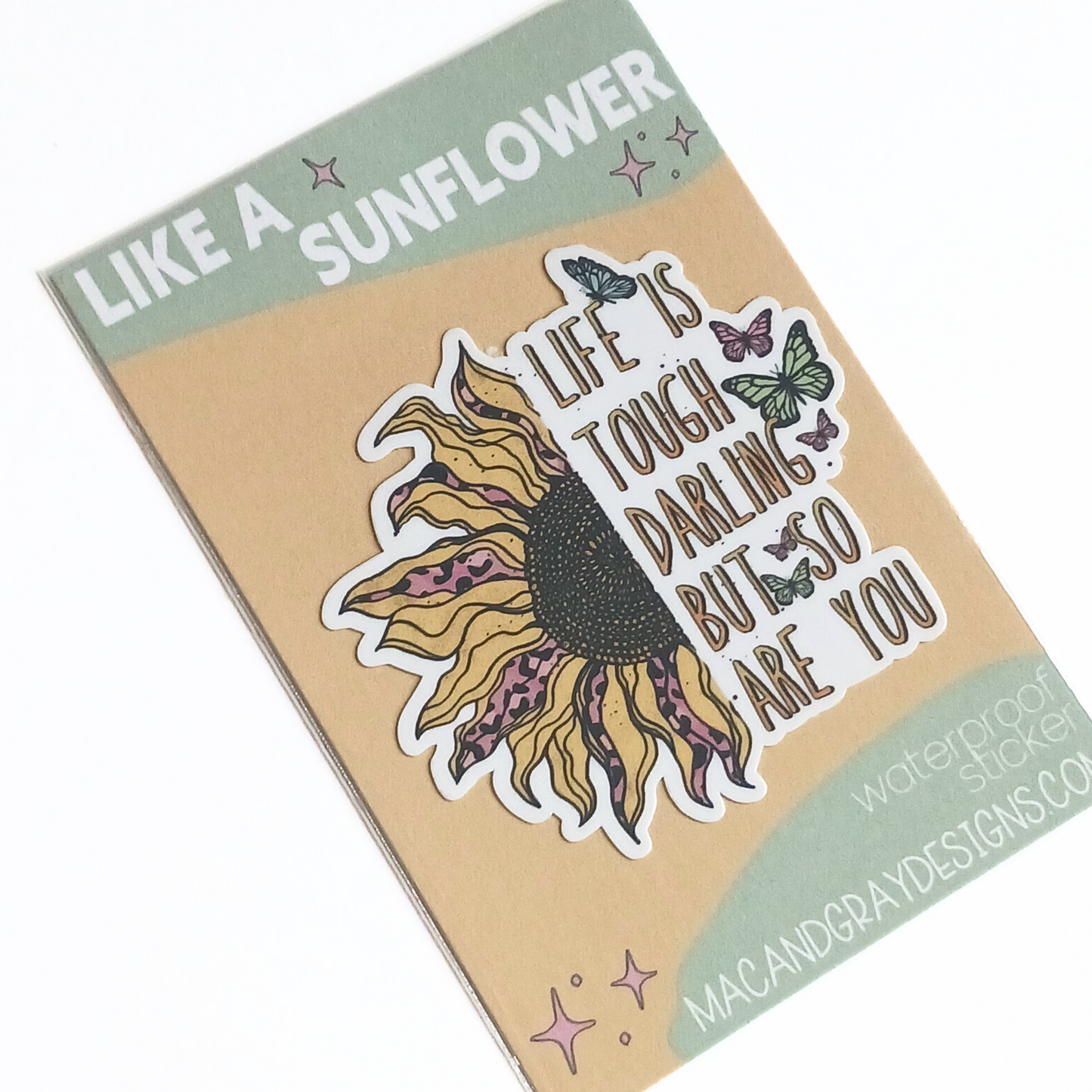 Like a Sunflower | Waterproof Sticker