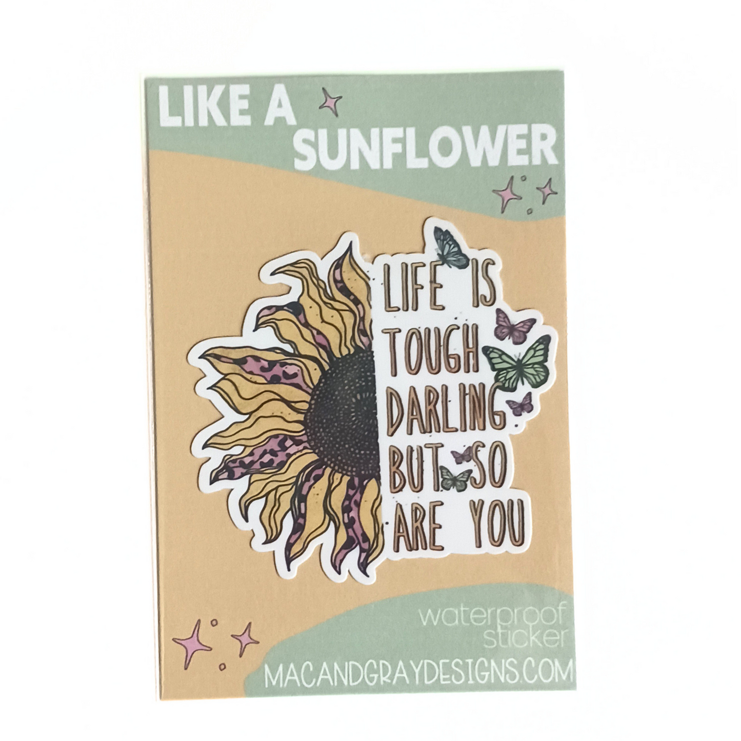 Like a Sunflower | Waterproof Sticker