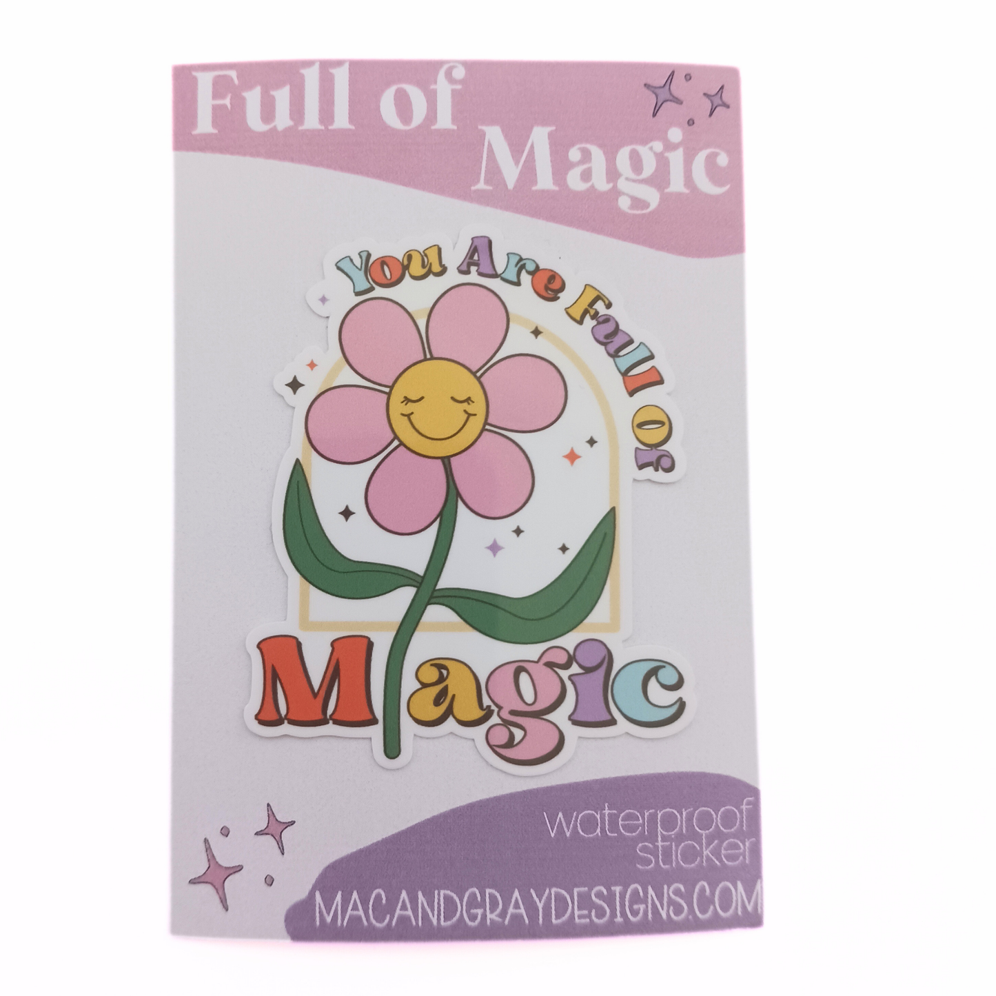 Full of Magic | Waterproof Sticker