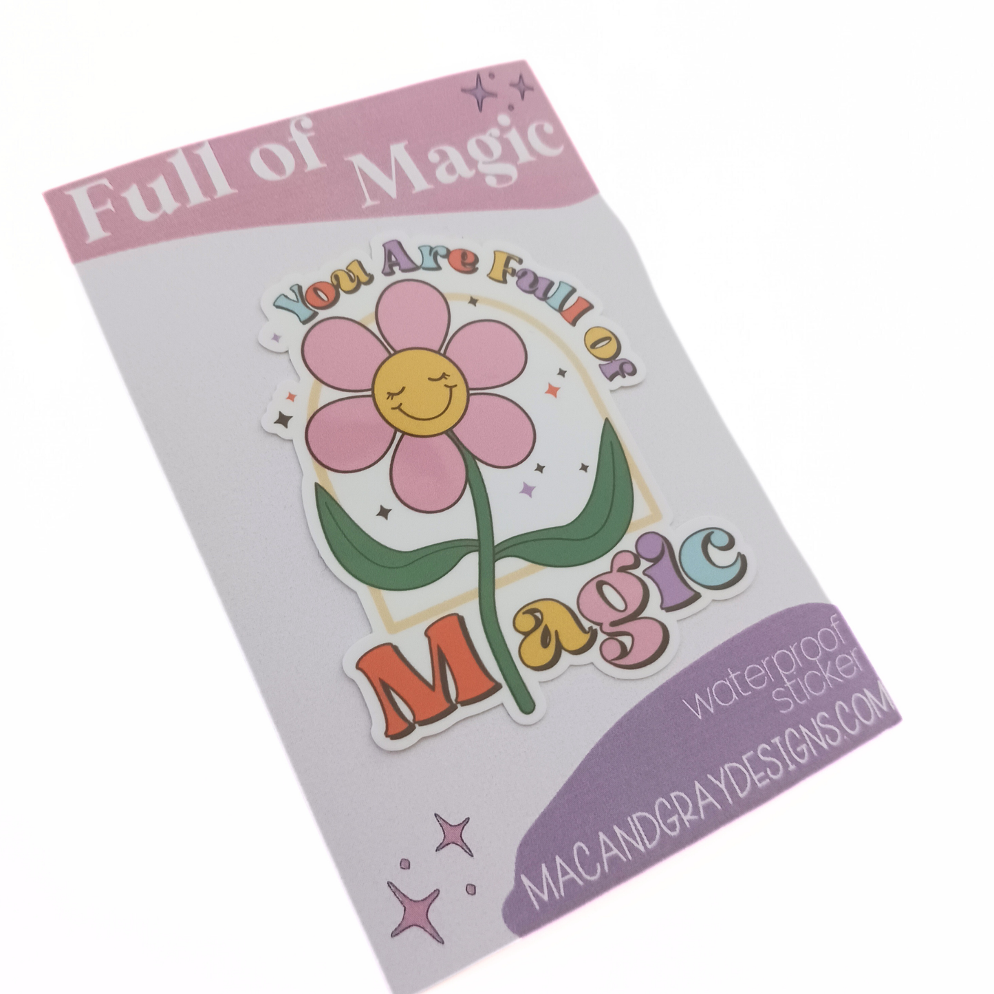 Full of Magic | Waterproof Sticker