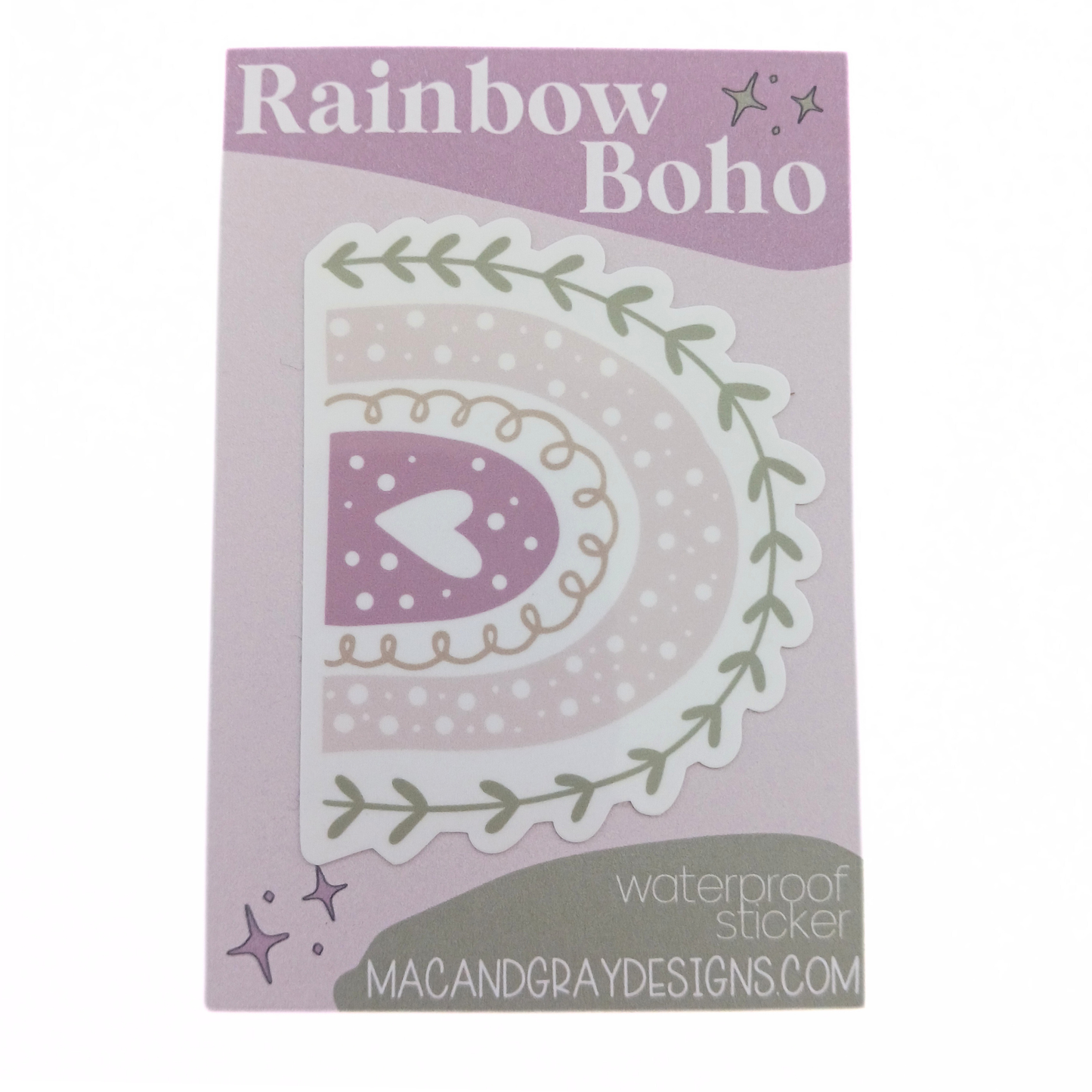 Rainbow Boho | Waterproof Sticker