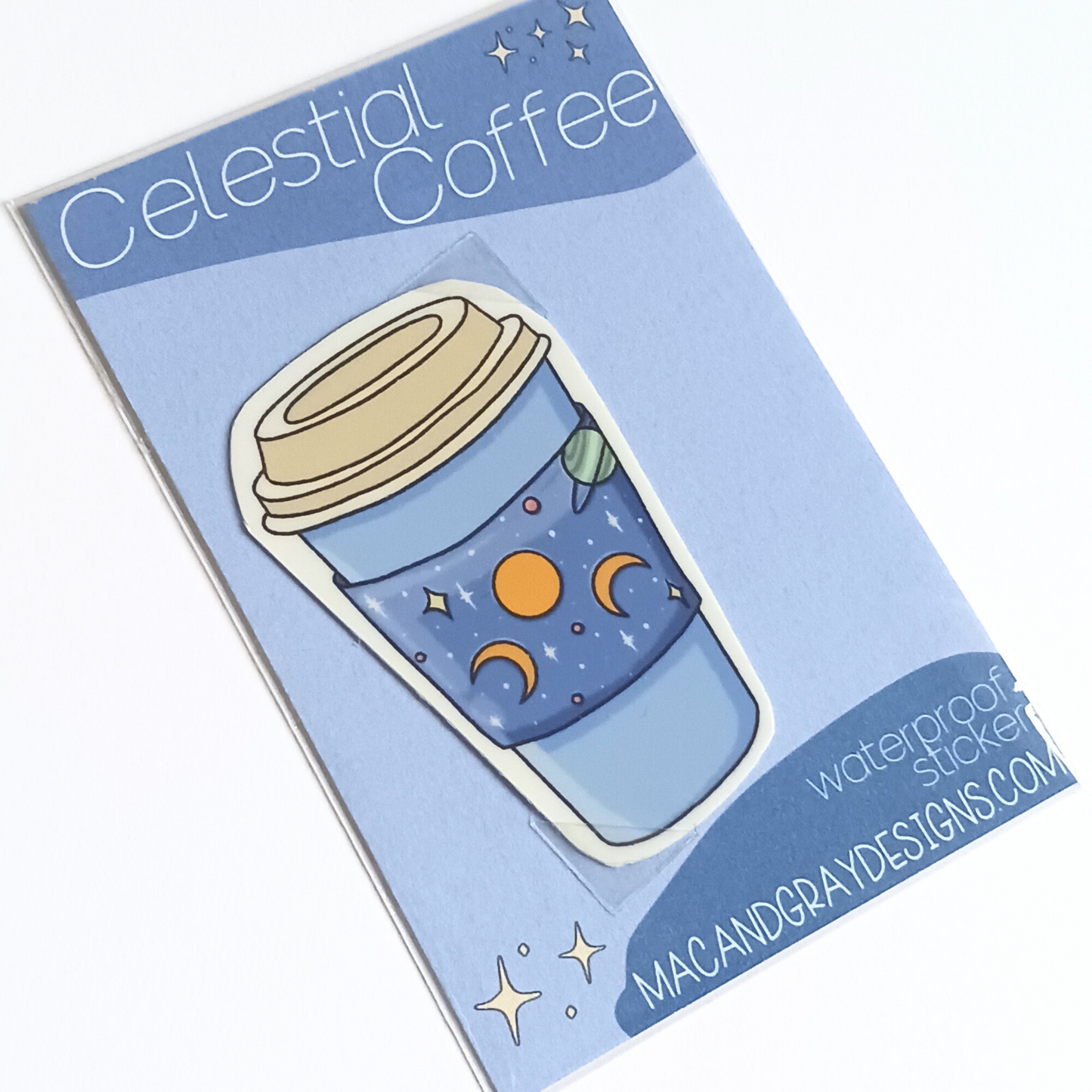 Celestial Coffee | Waterproof Sticker