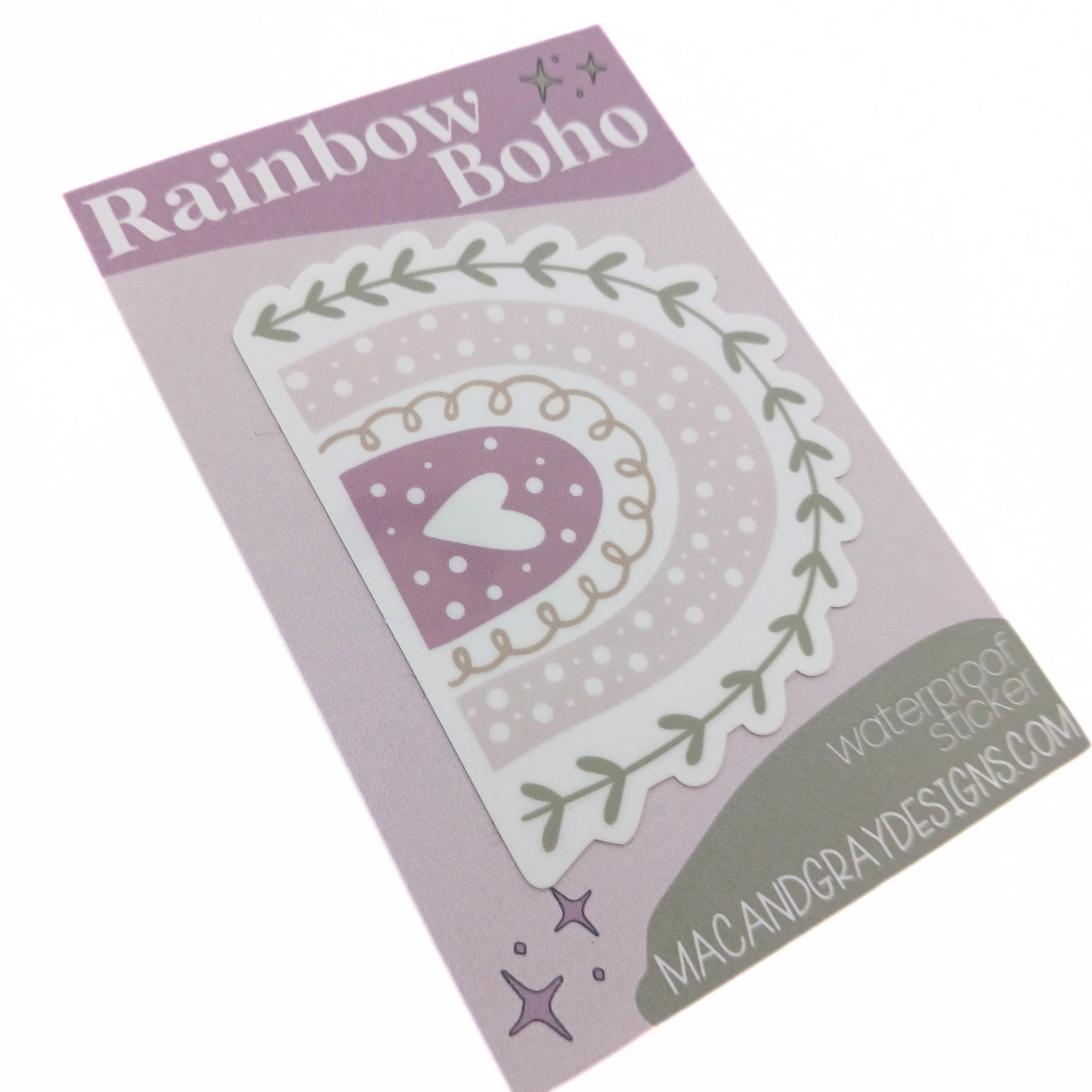 Rainbow Boho | Waterproof Sticker