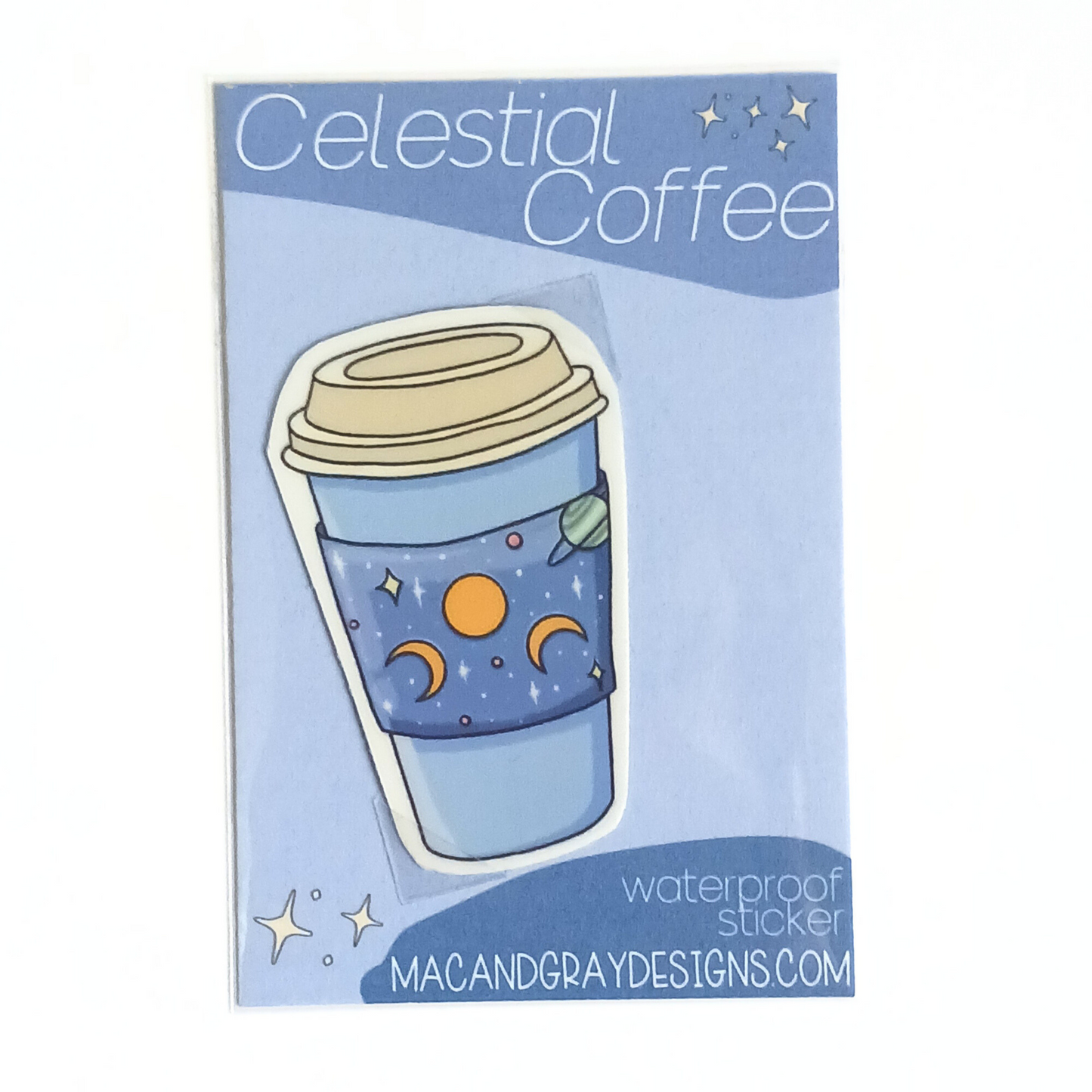 Celestial Coffee | Waterproof Sticker