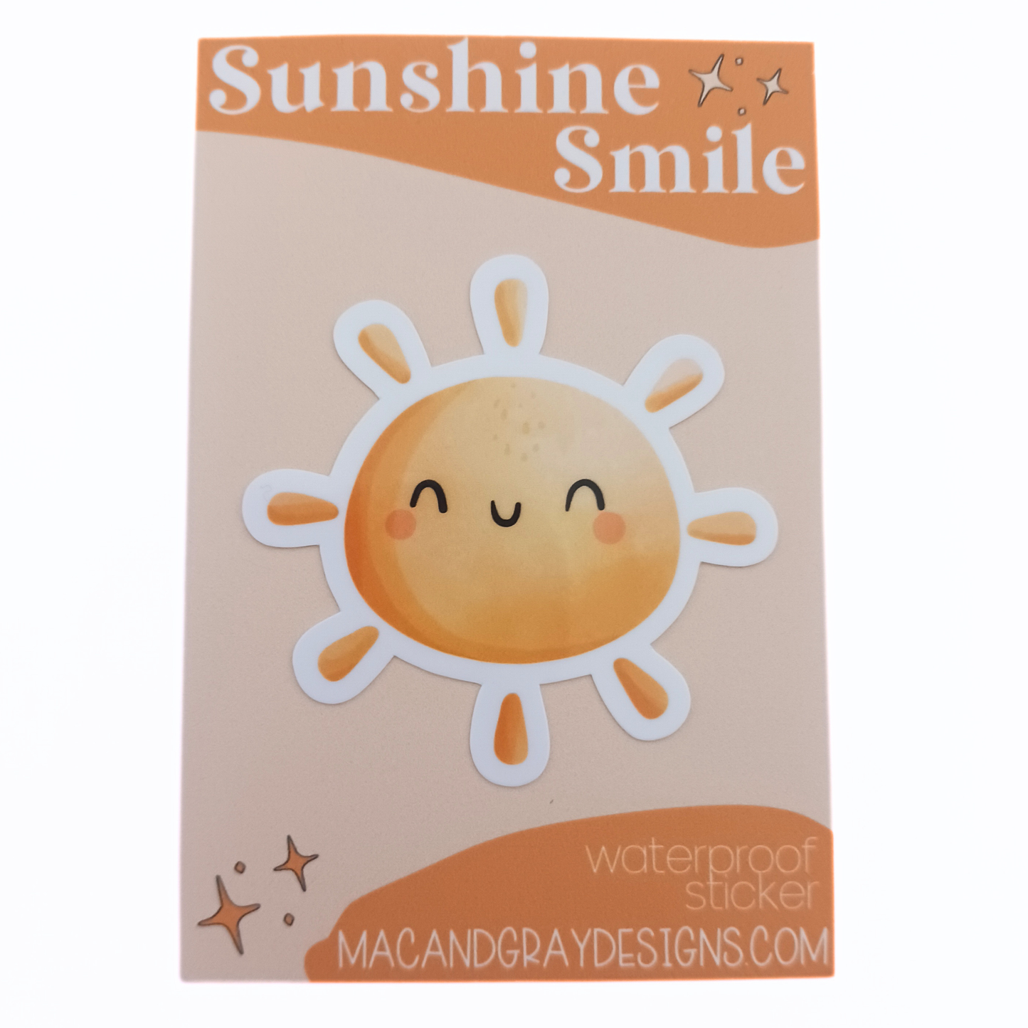 Sunshine Smile | Waterproof Sticker