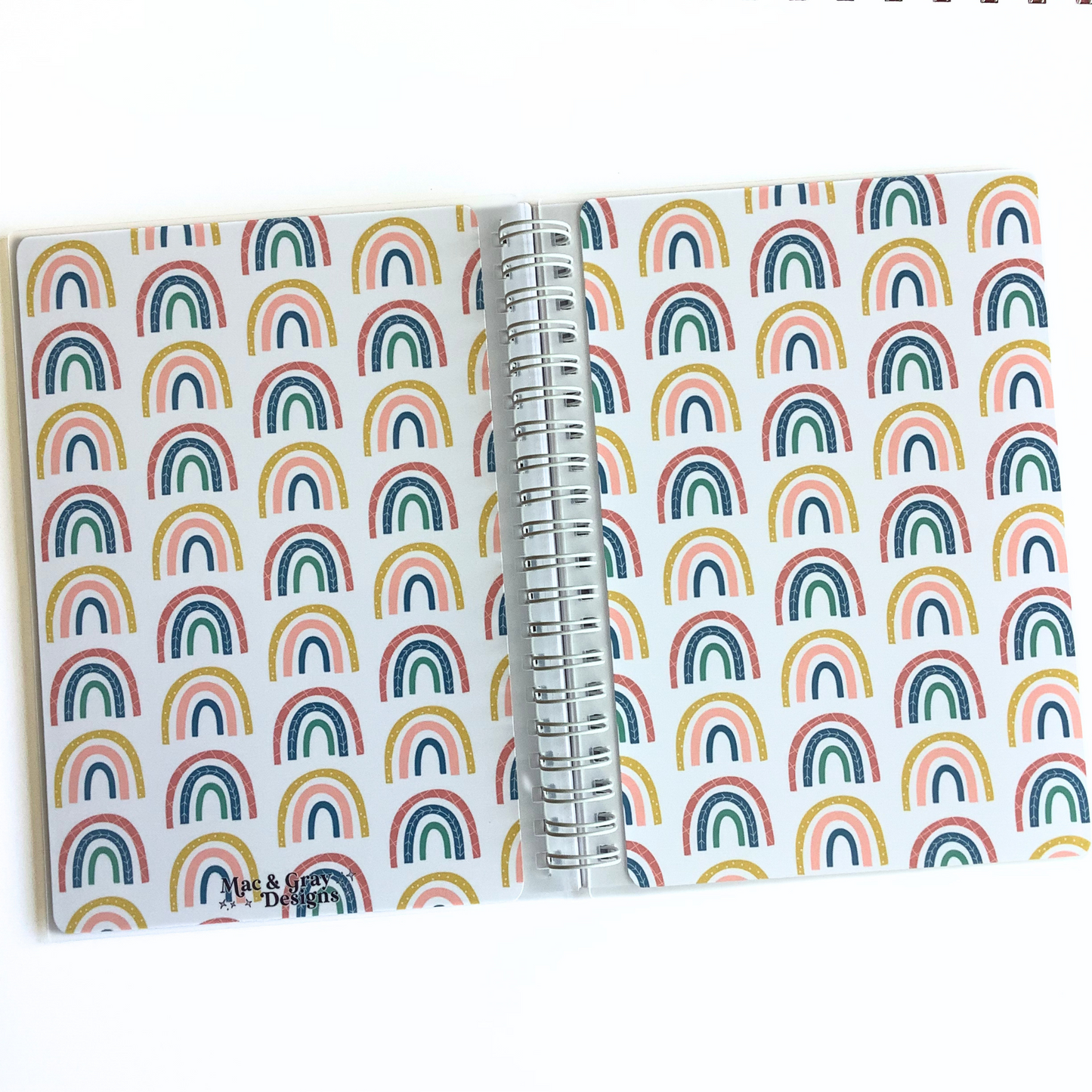 Bright Rainbow | Reusable Sticker Book