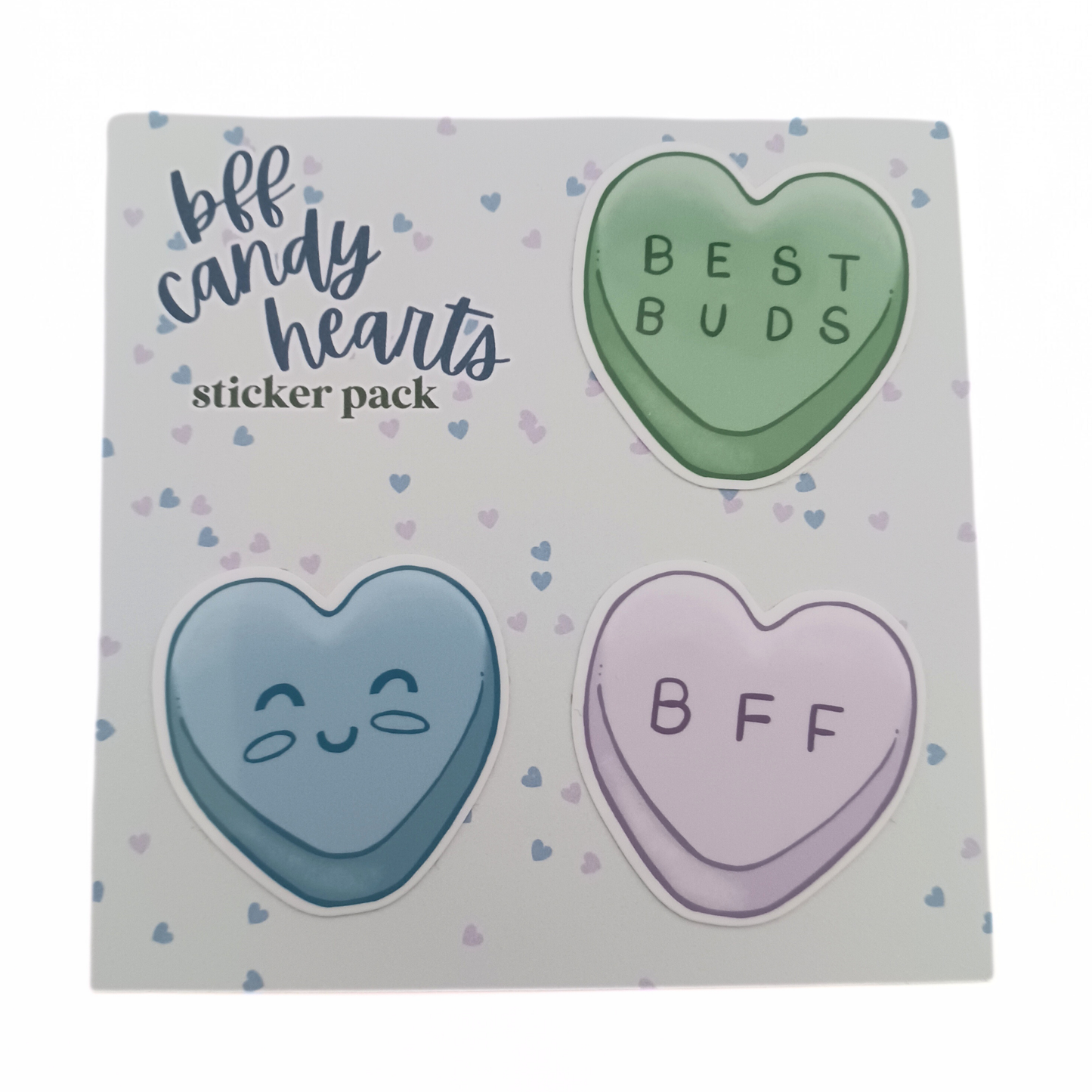 BFF Candy Hearts | Waterproof Sticker Pack