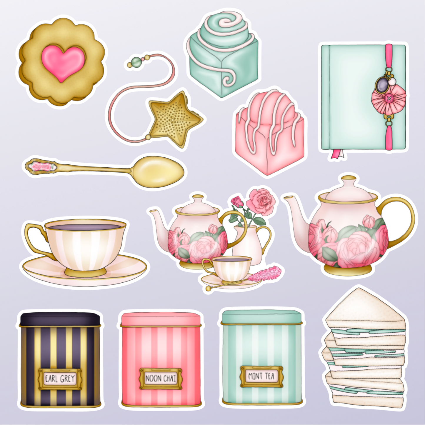 Tea Room | Sticker Pack