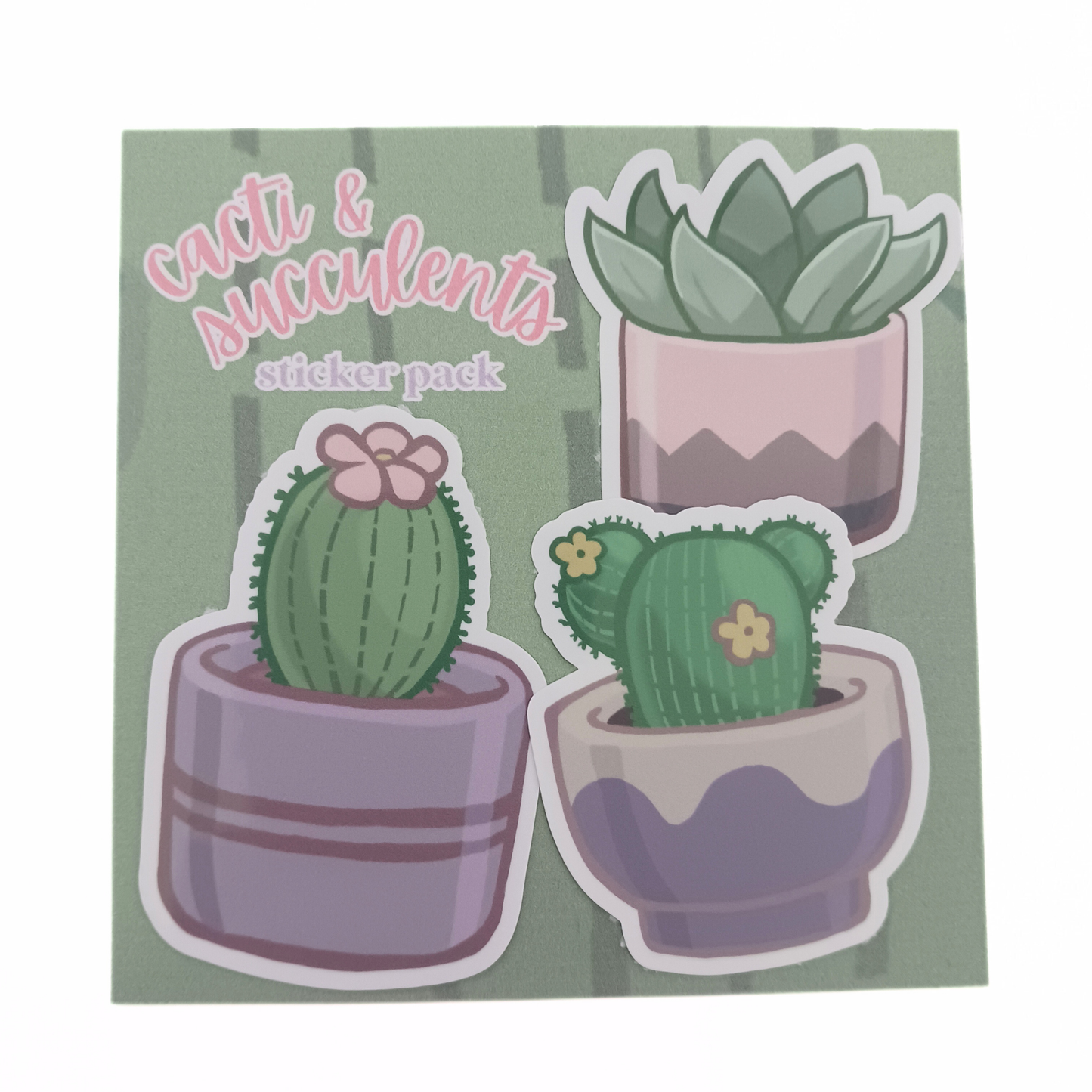 Cacti & Succulents | Waterproof Sticker Pack