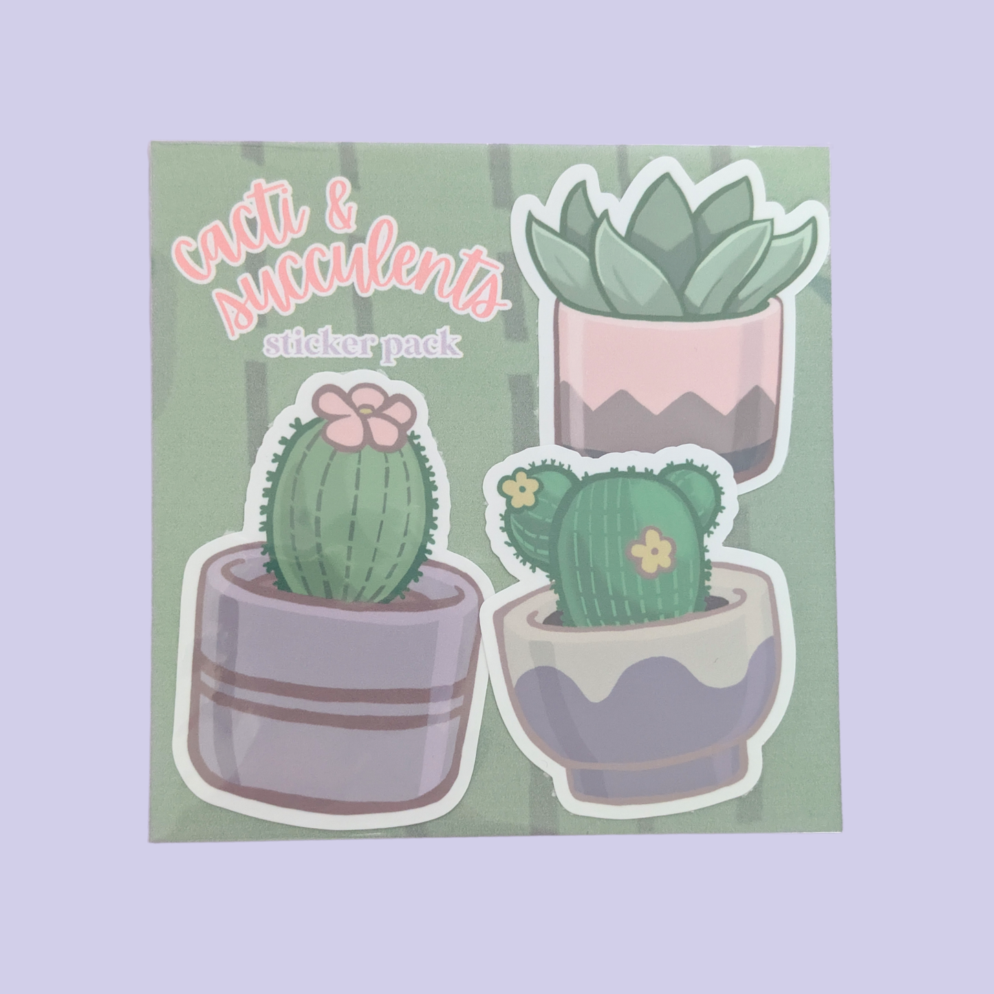 Cacti & Succulents | Waterproof Sticker Pack