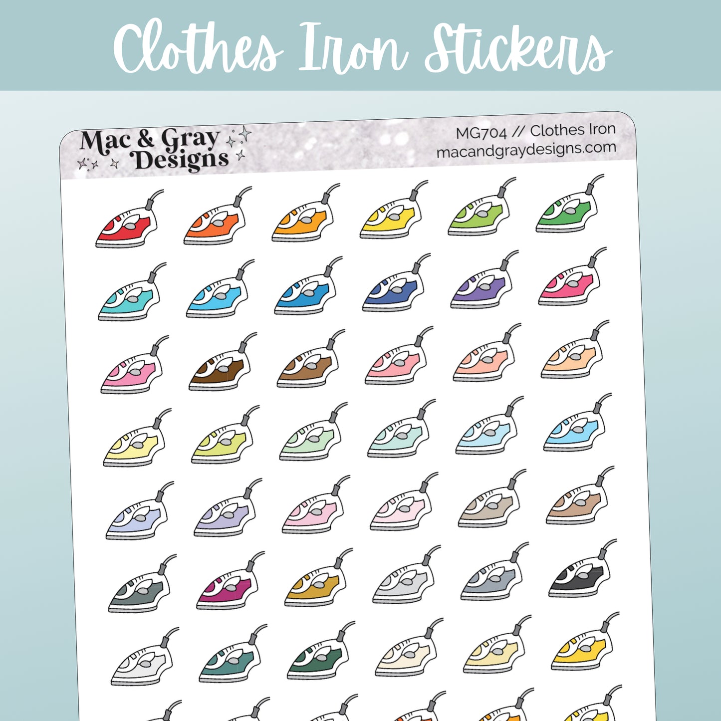 Clothes Iron | Functional Stickers