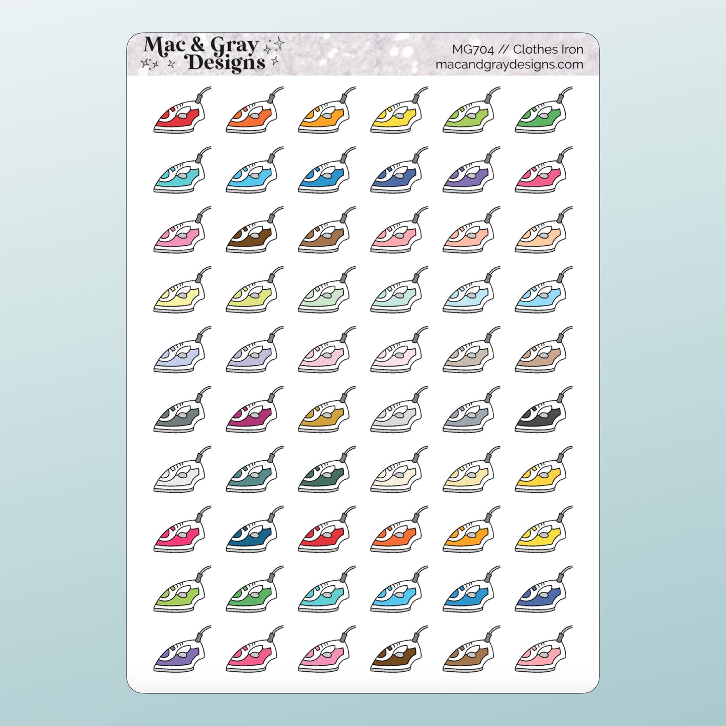 Clothes Iron | Functional Stickers
