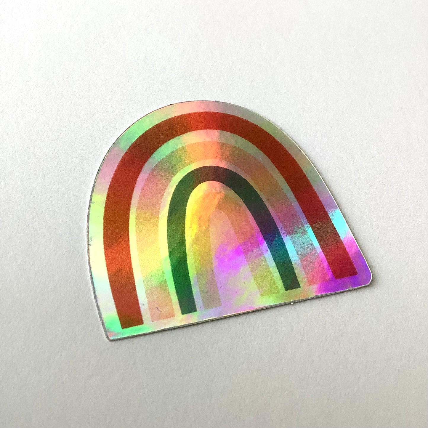 Holographic Rainbow Stickers // Die Cut Sticker