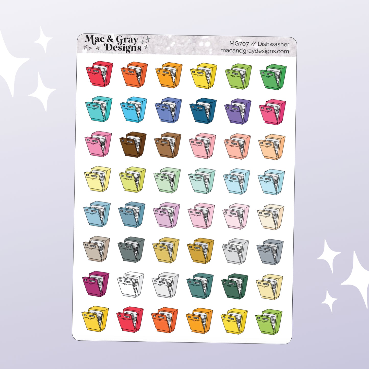 Dishwasher | Functional Stickers