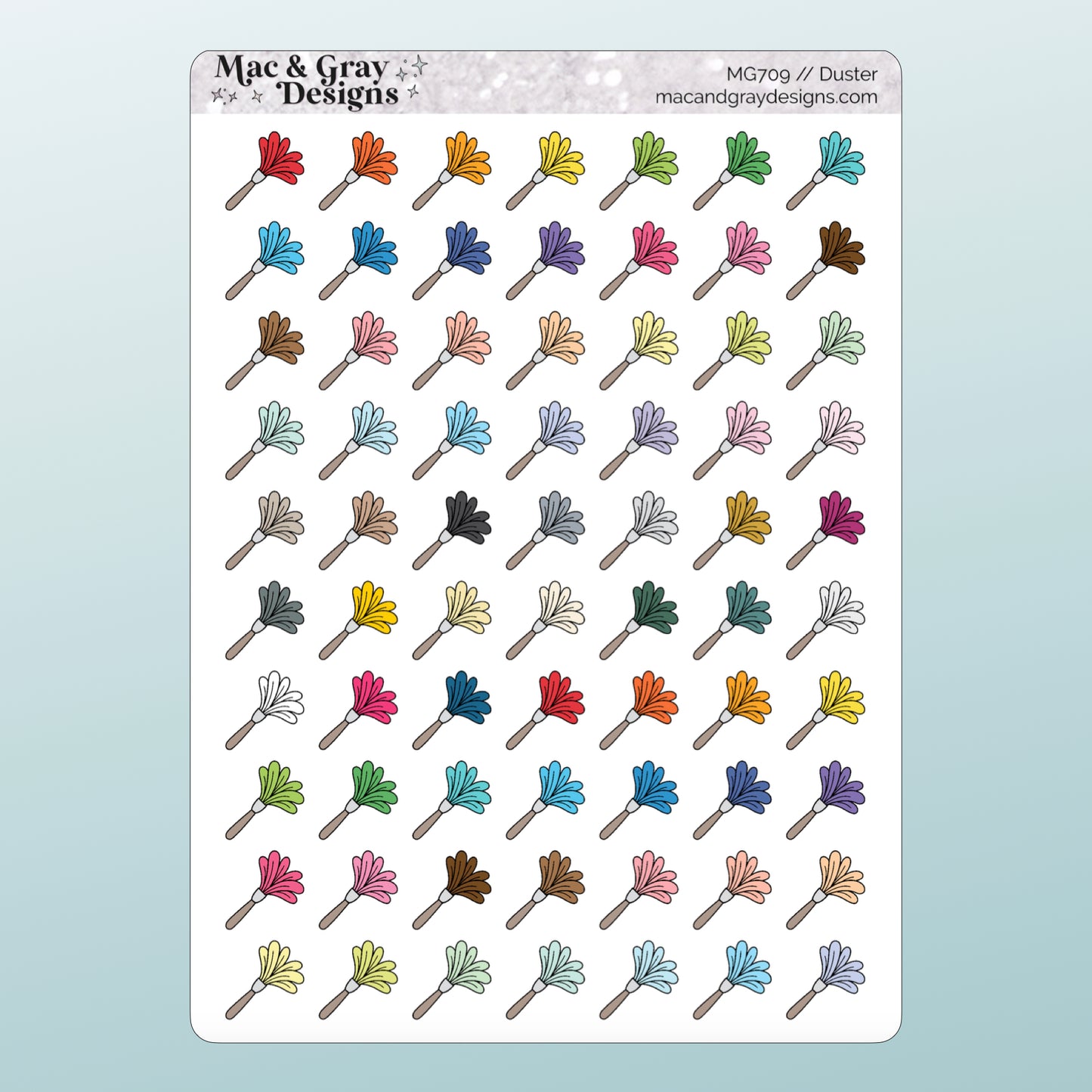 Feather Duster | Functional Stickers