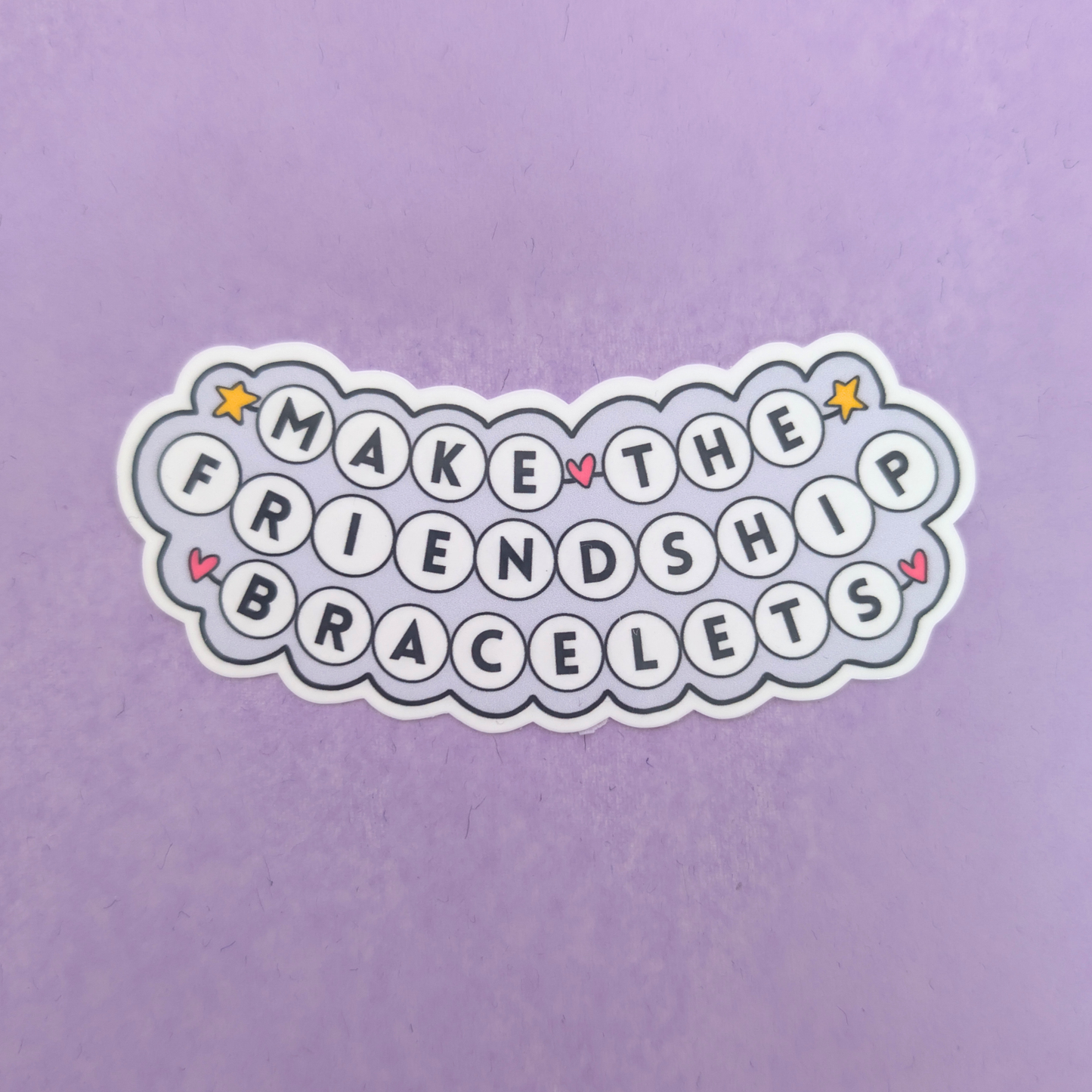 Friendship Bracelet | Waterproof Sticker