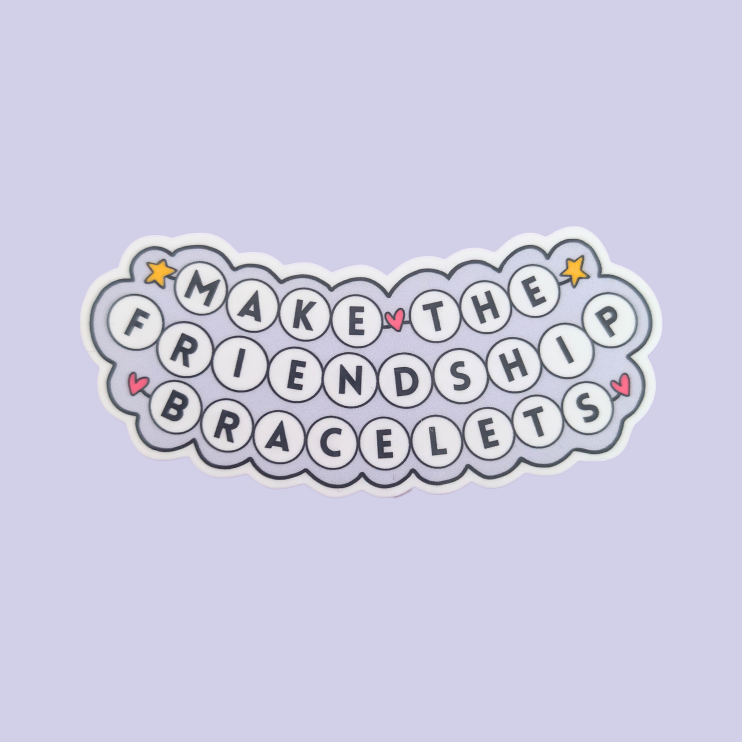 Friendship Bracelet | Waterproof Sticker