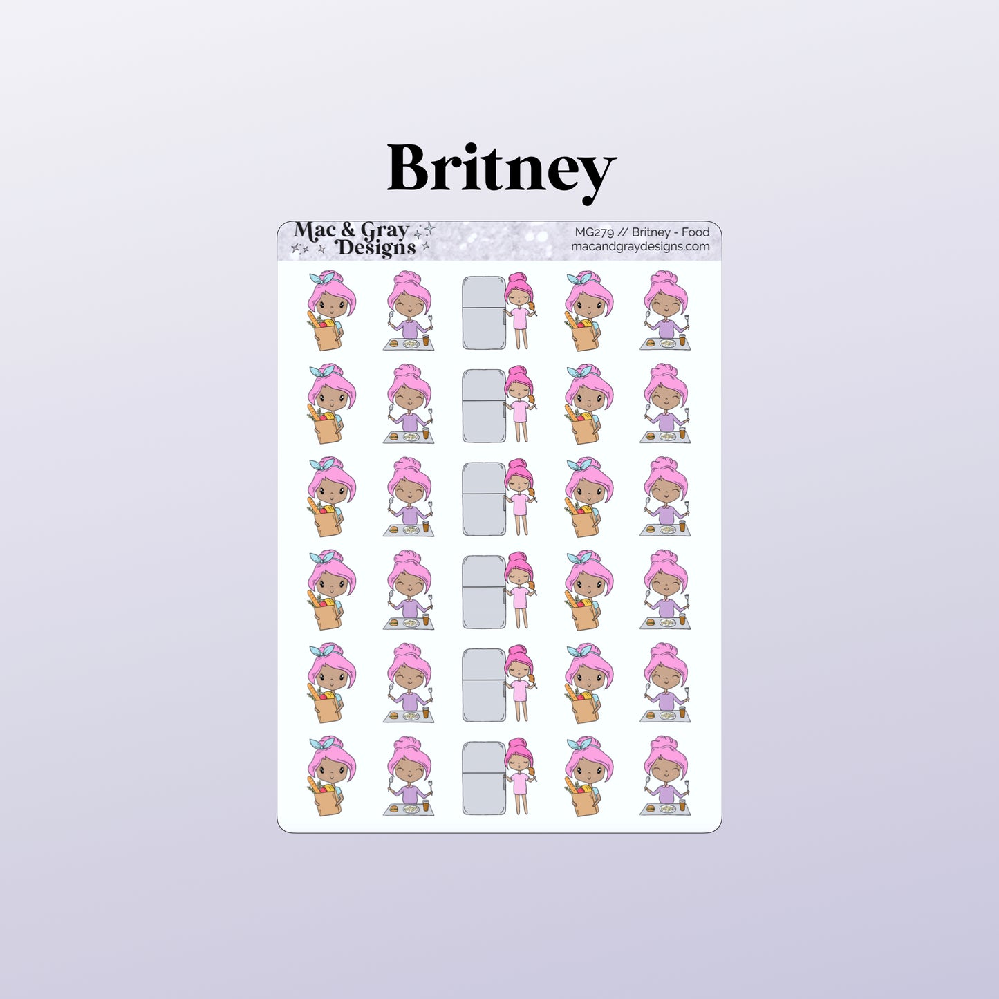 Foodie | Character Stickers