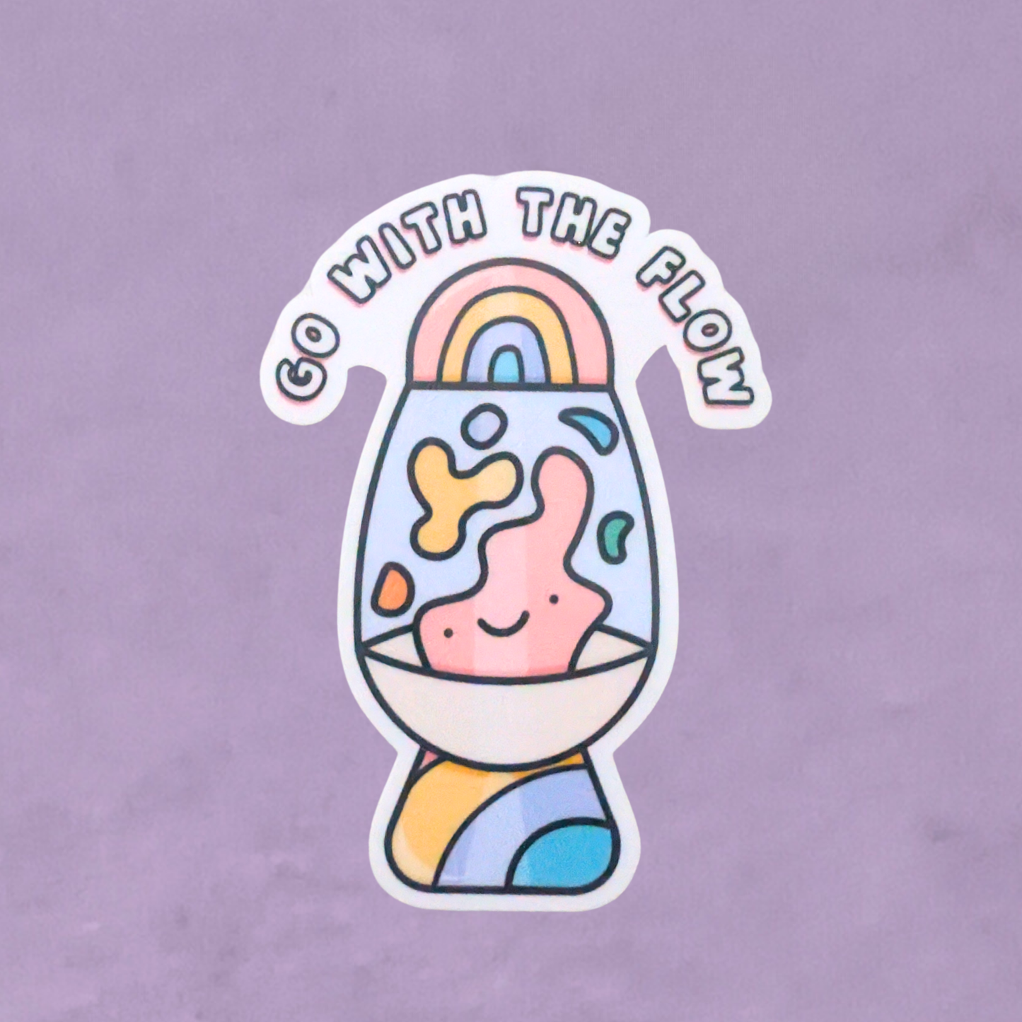 Go With The Flow | Waterproof Sticker