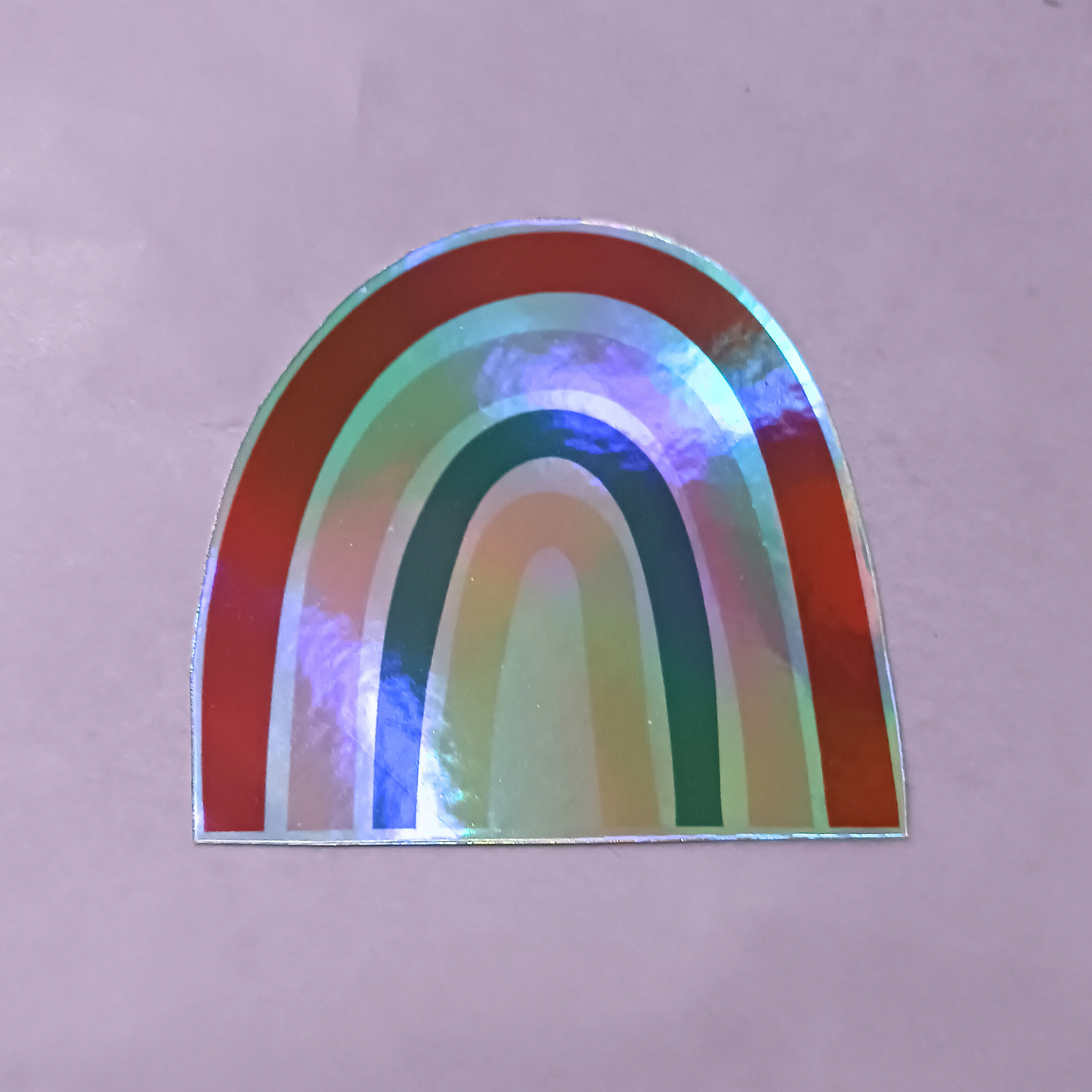 Holographic Rainbow Stickers // Die Cut Sticker