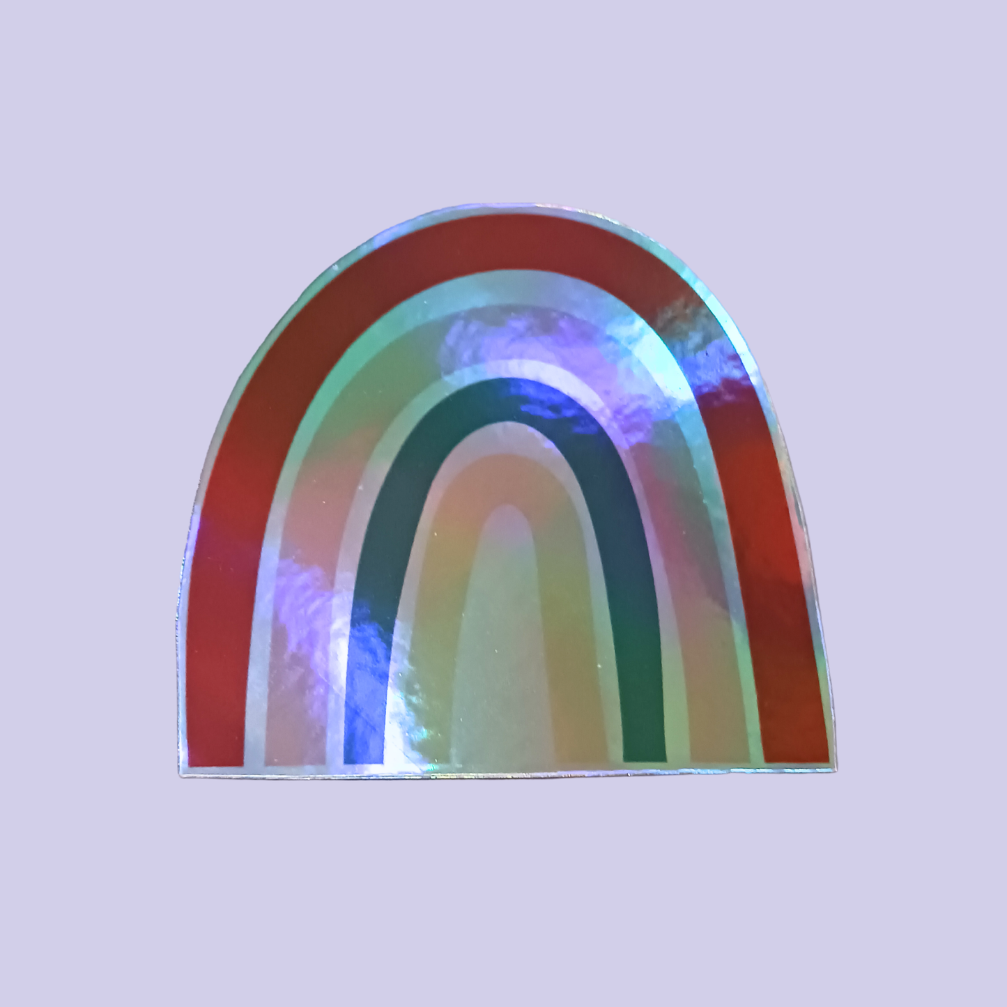 Holographic Rainbow Stickers // Die Cut Sticker