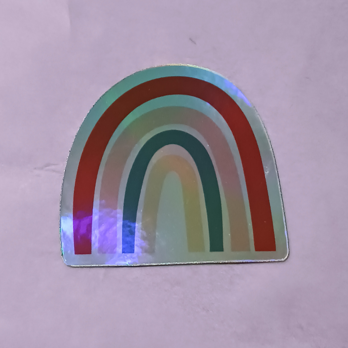 Holographic Rainbow Stickers // Die Cut Sticker