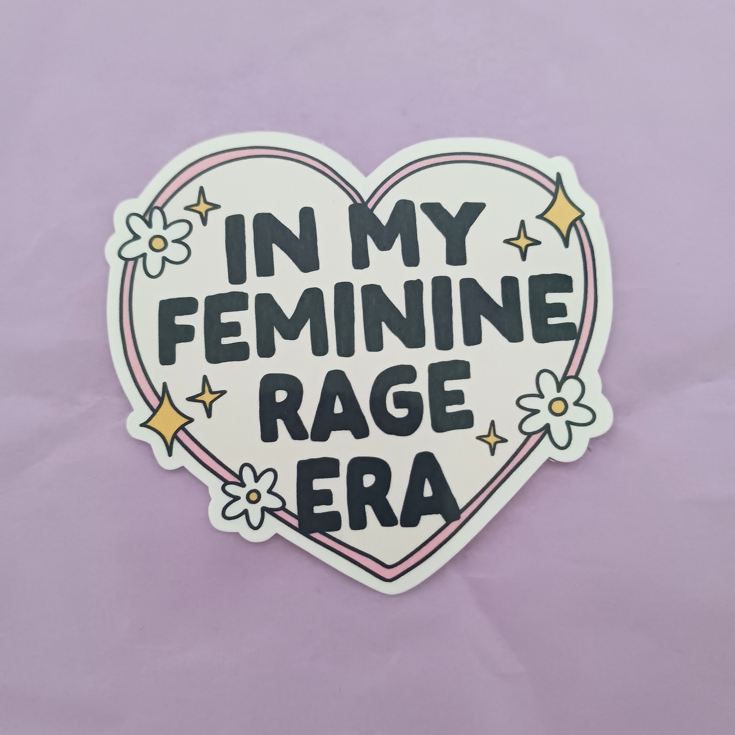 Feminine Rage Era | Waterproof Sticker