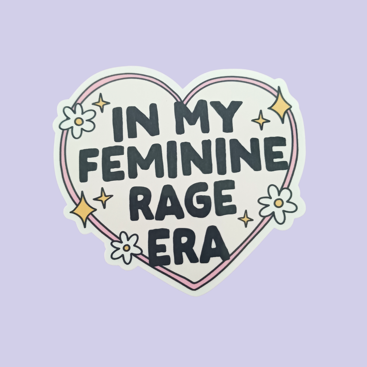 Feminine Rage Era | Waterproof Sticker