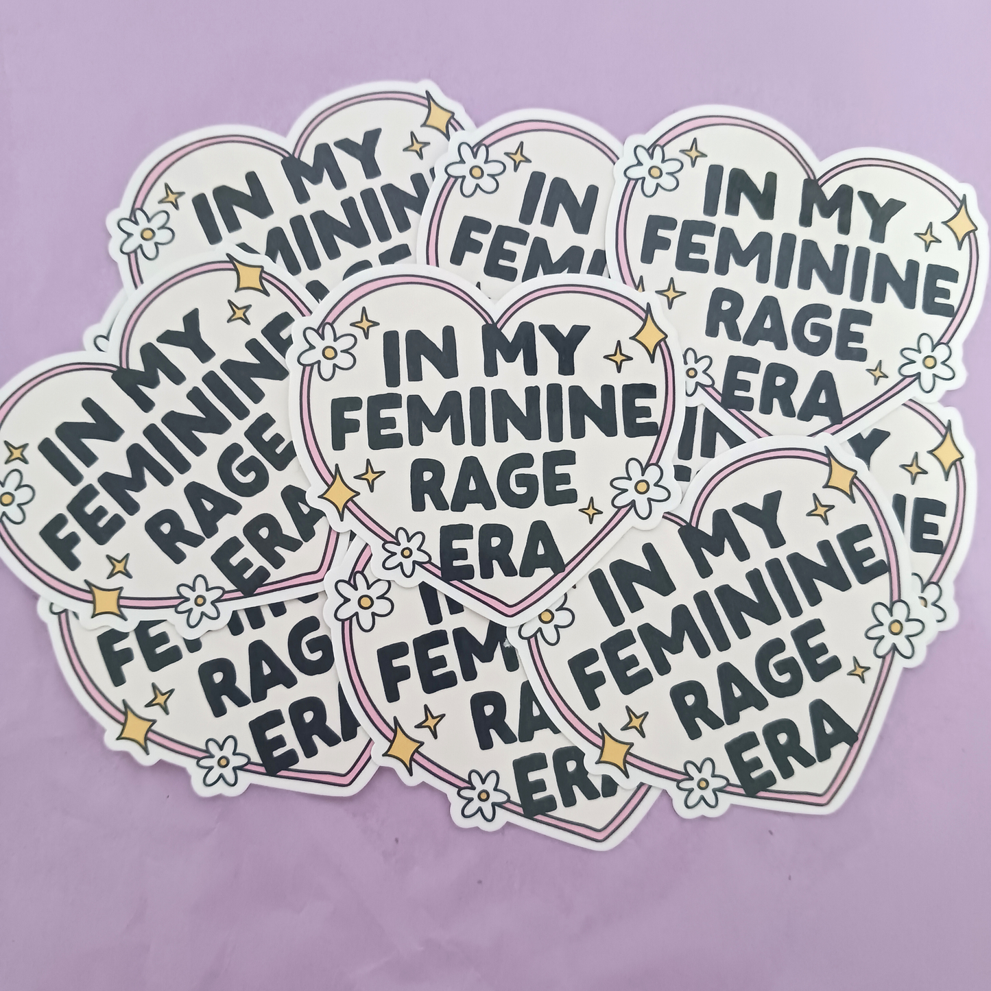 Feminine Rage Era | Waterproof Sticker