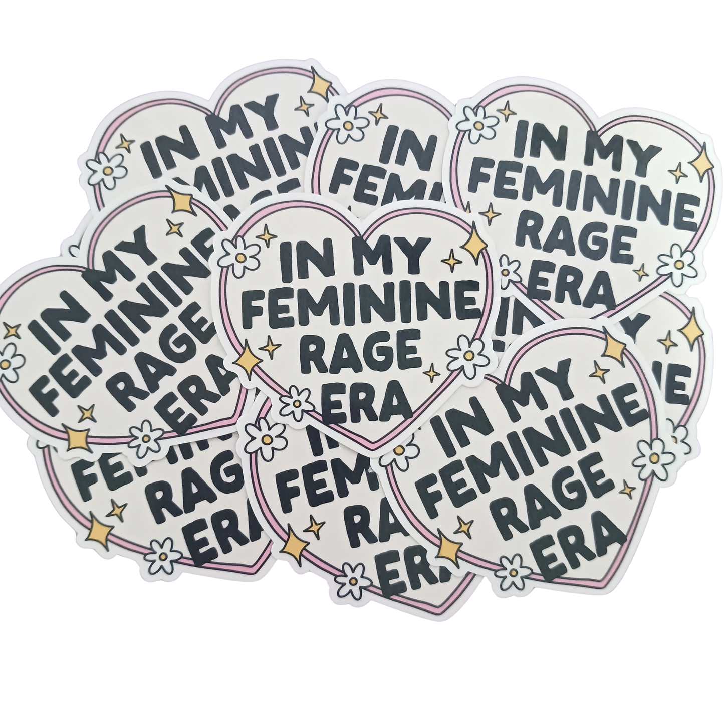 Feminine Rage Era | Waterproof Sticker