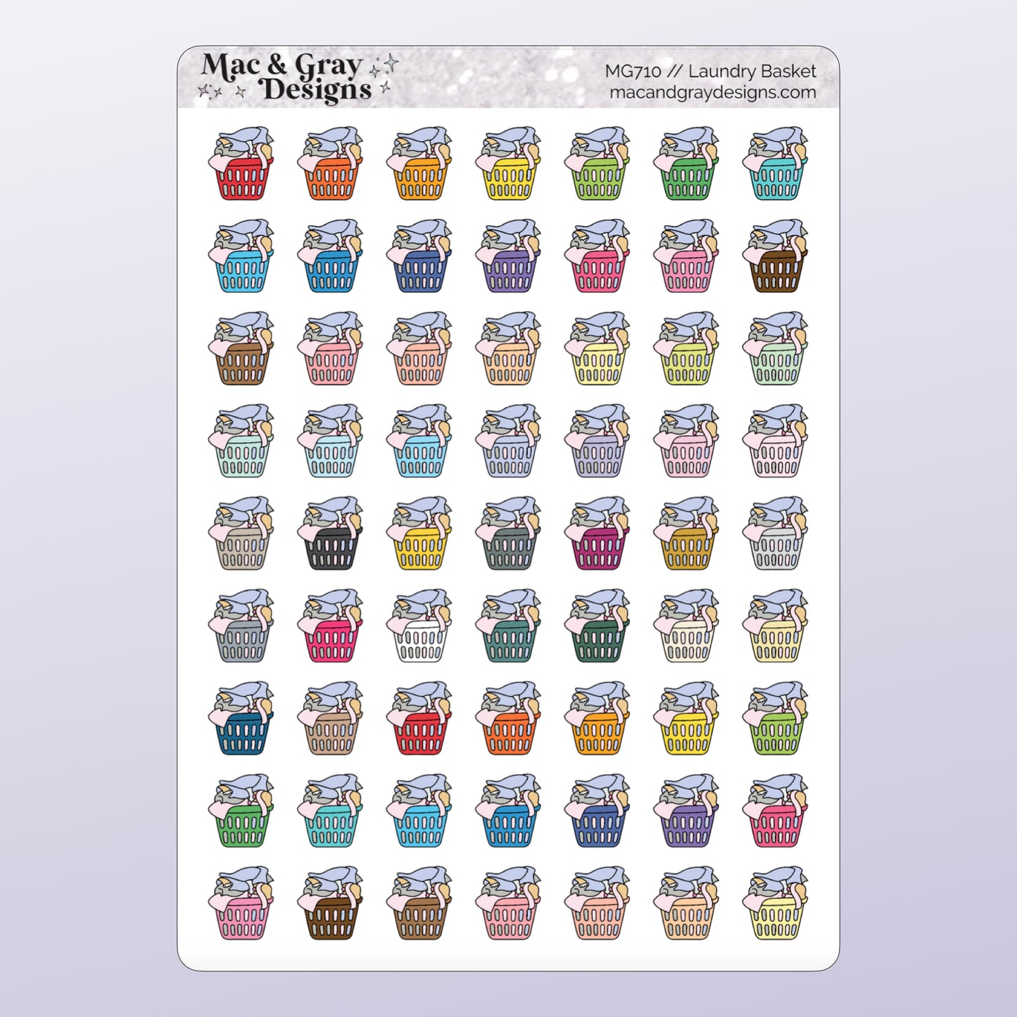 Laundry Basket | Functional Stickers