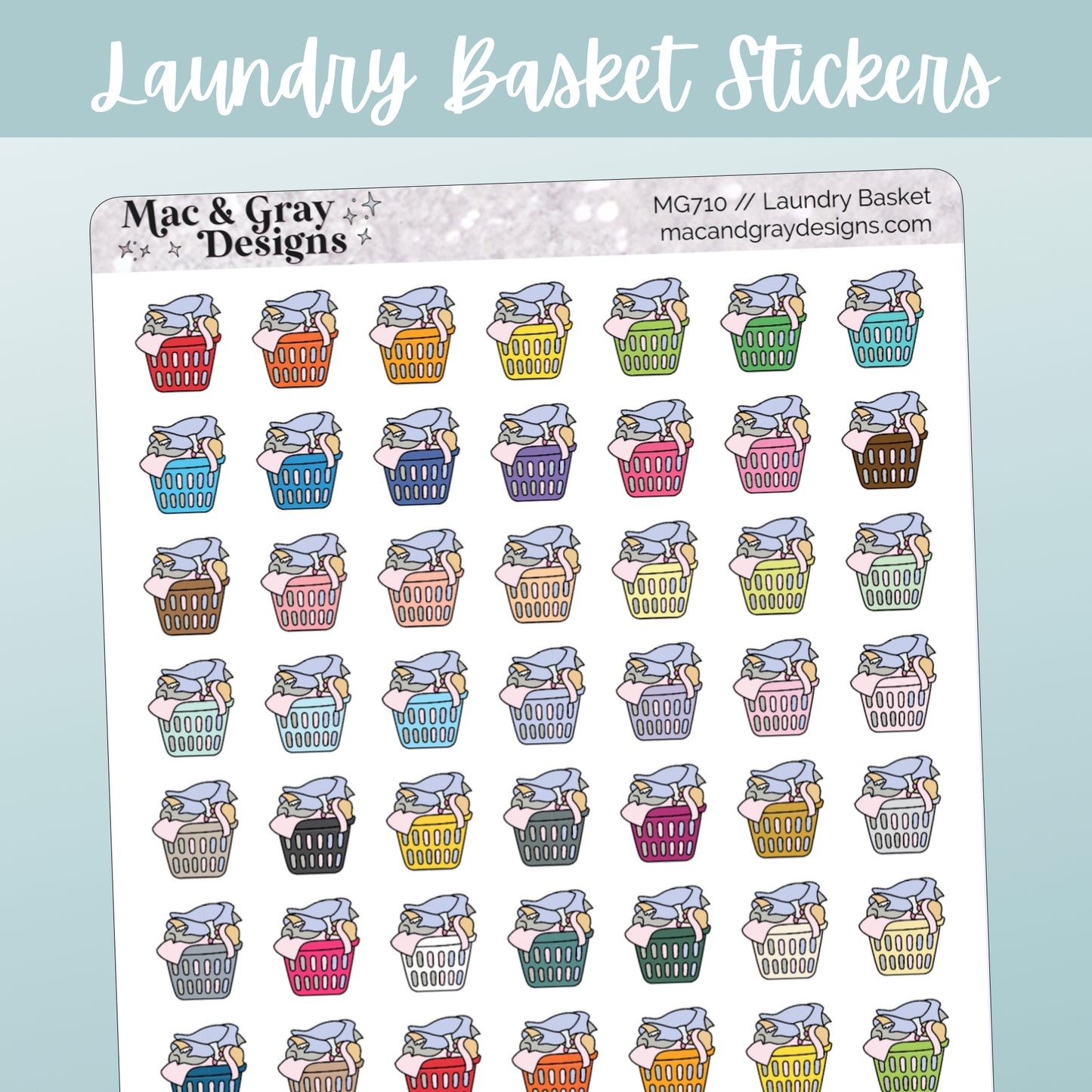Laundry Basket | Functional Stickers