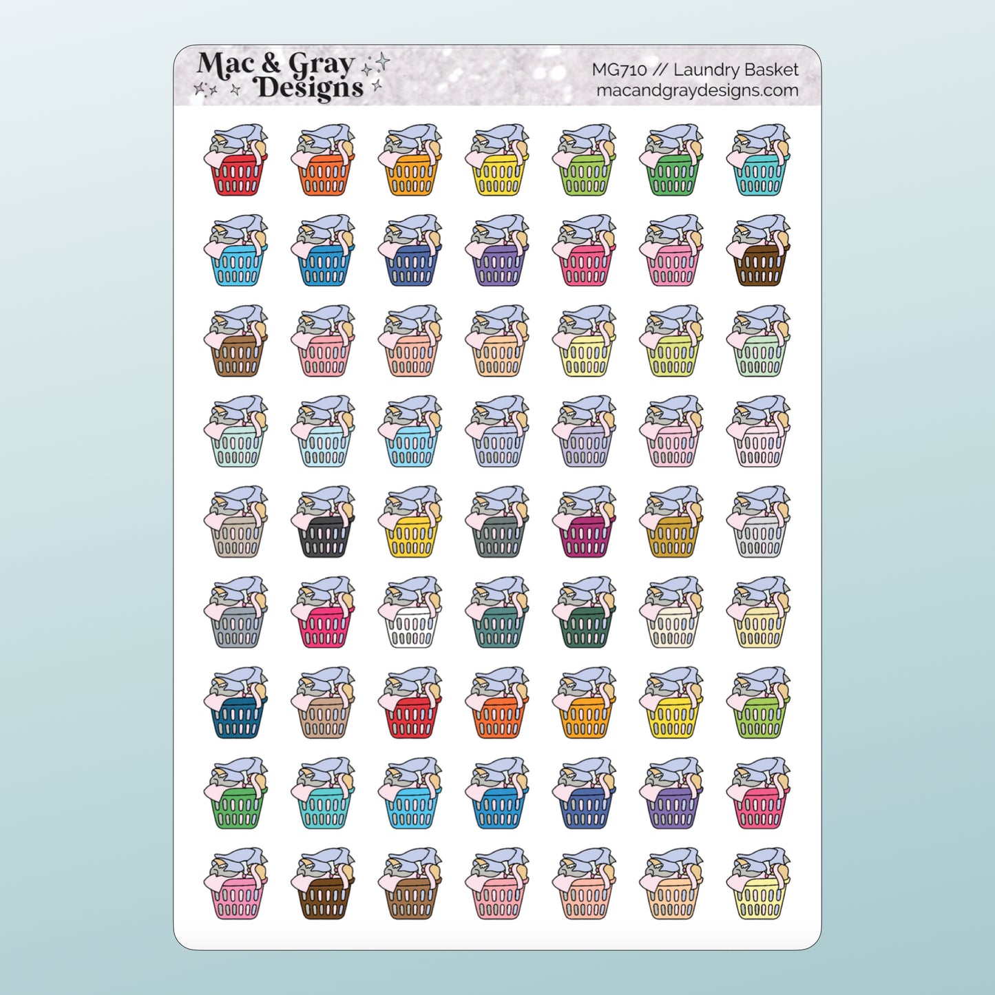 Laundry Basket | Functional Stickers